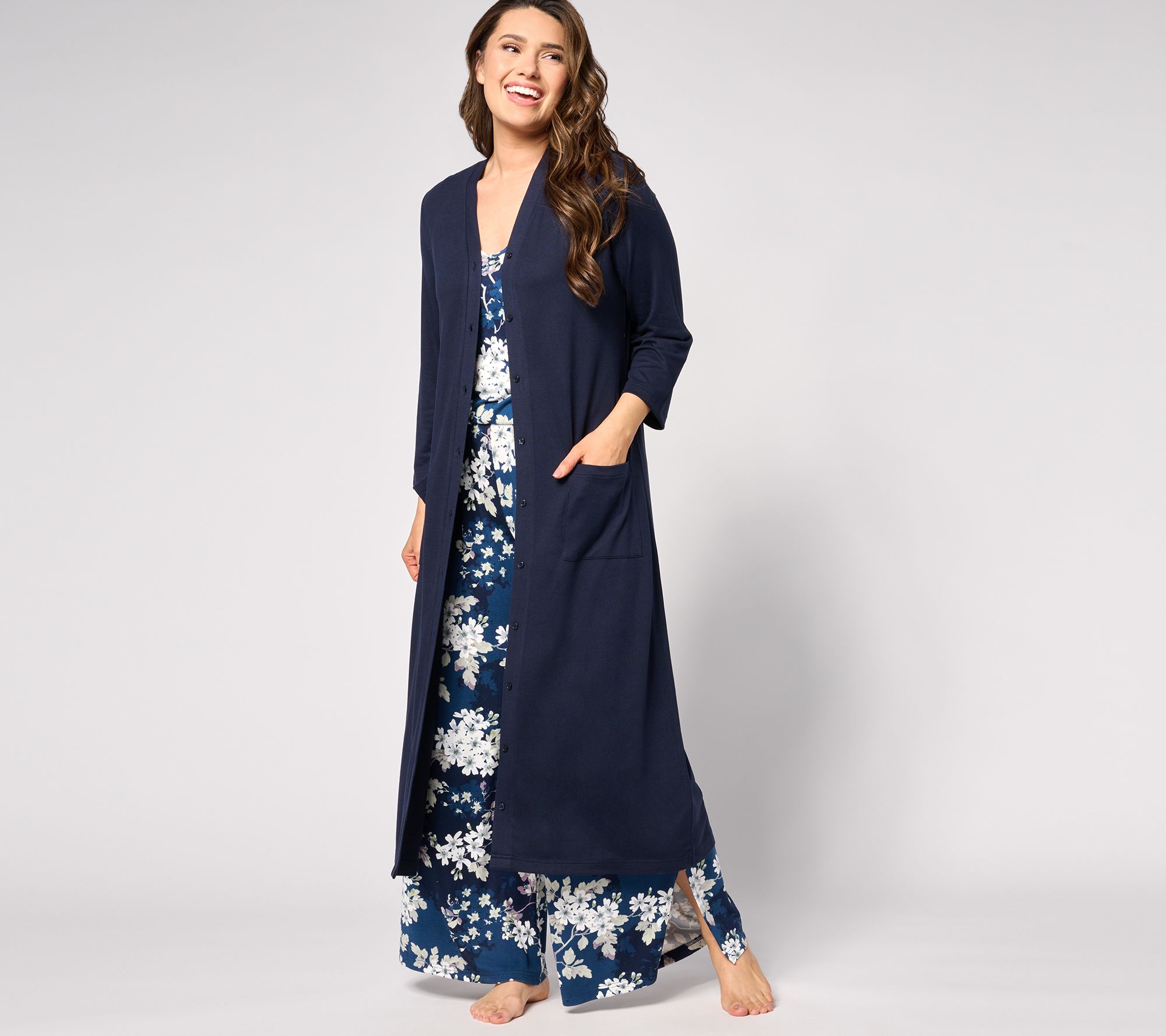 "As Is" Bumblebella by Jill Martin Dreamy Jersey Duster Cardigan