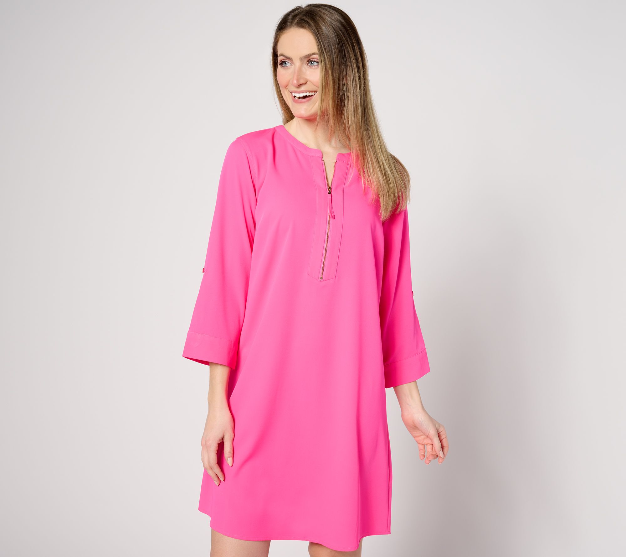 "As Is" Belle by Kim Gravel Pet Signature Zip Up Utility Dress