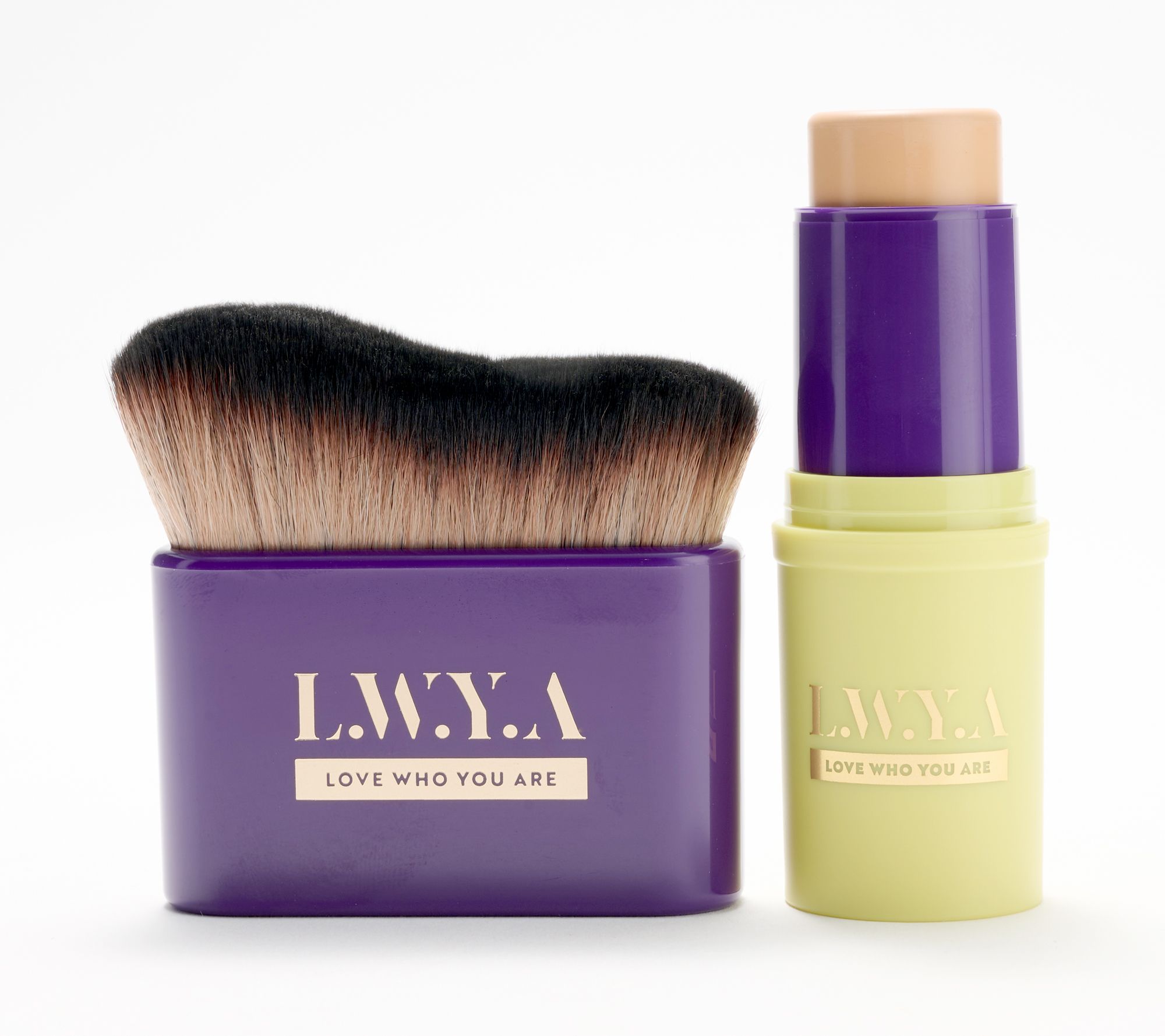 LWYA by Kim Gravel Gone In A Swipe Foundation & Brush Set