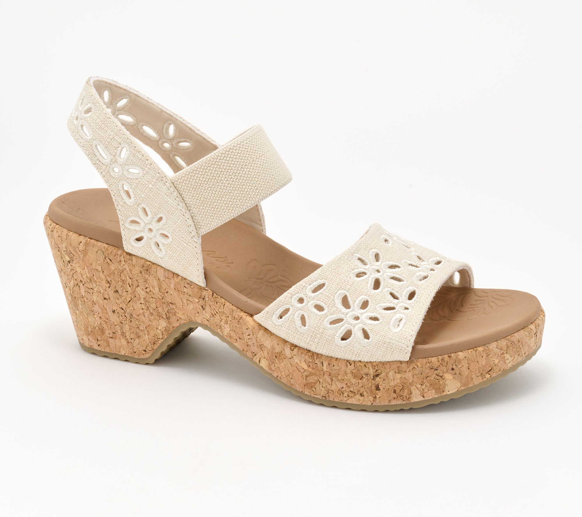  Skechers Cali Brystol Vegan Wedge Sandals - Beach Bliss