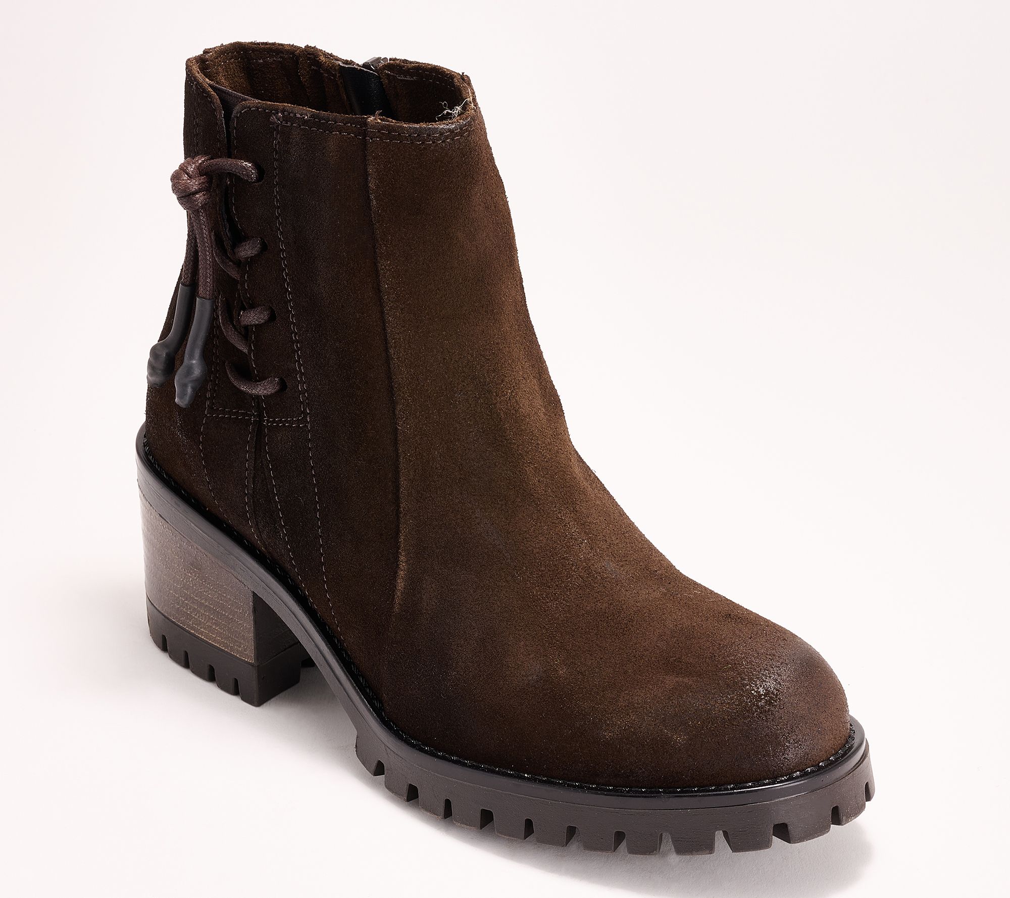 "As Is" Miz Mooz Leather Heeled Ankle Boots- Maiden