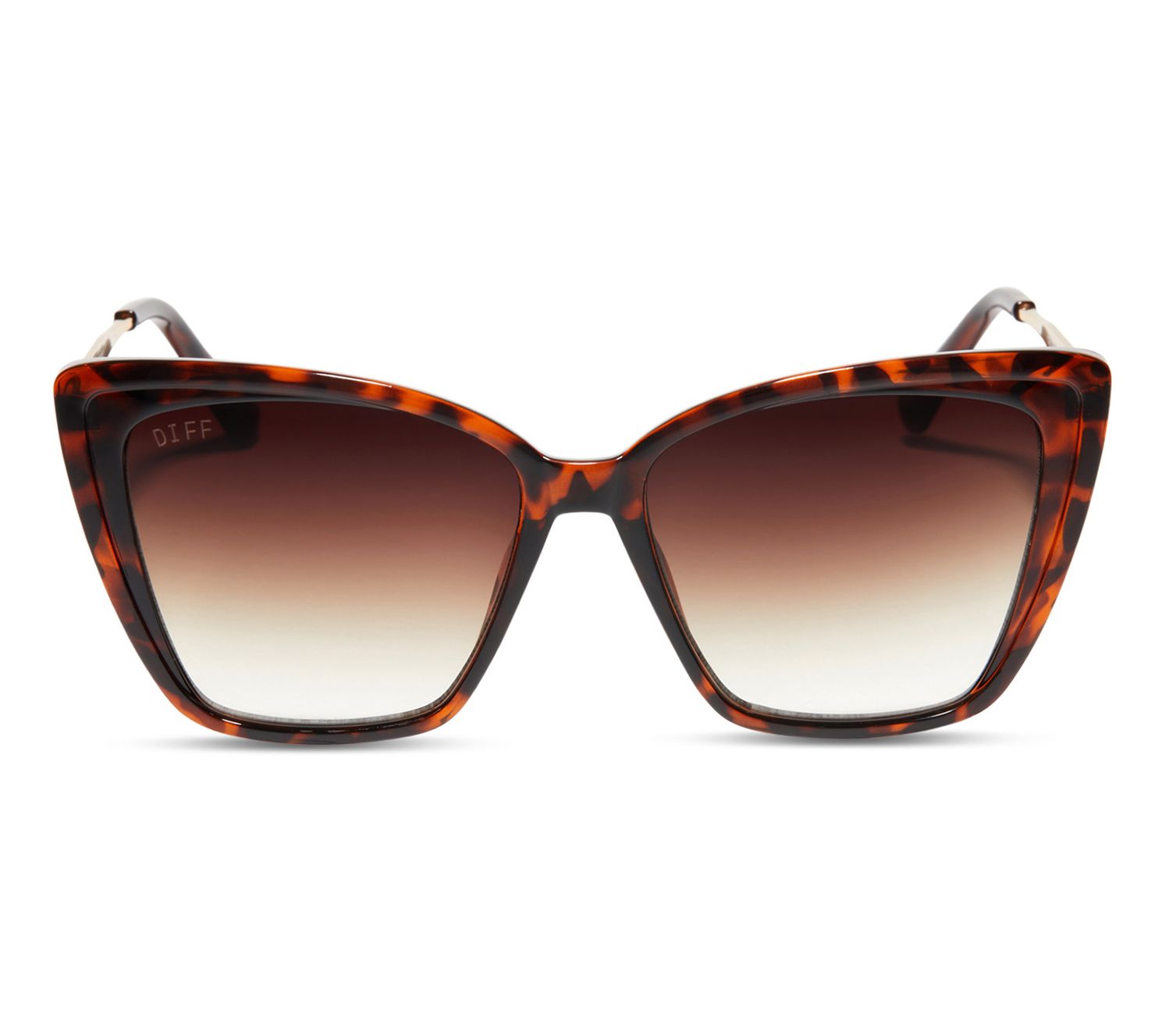 Diff Eyewear Heidi Oversized Cat Eye Gradient Sunglasses