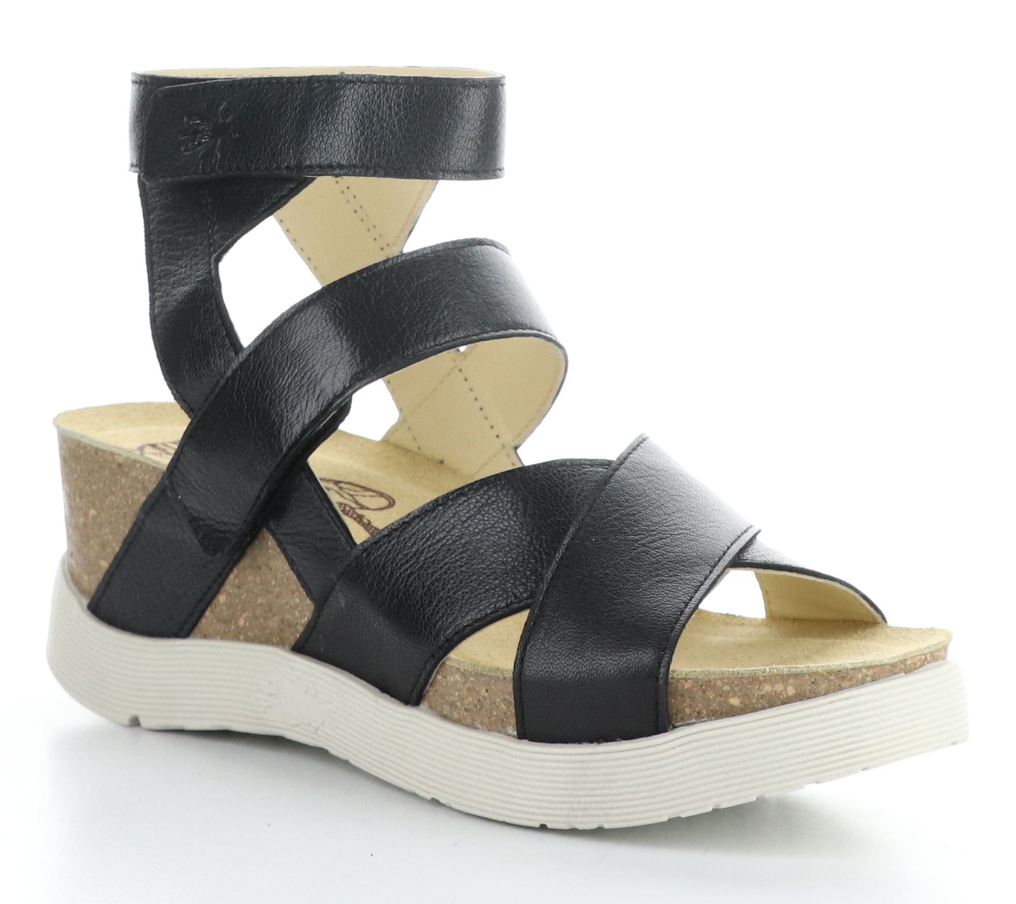 Fly London Mousse Hook Loop Sandal Wege QVC