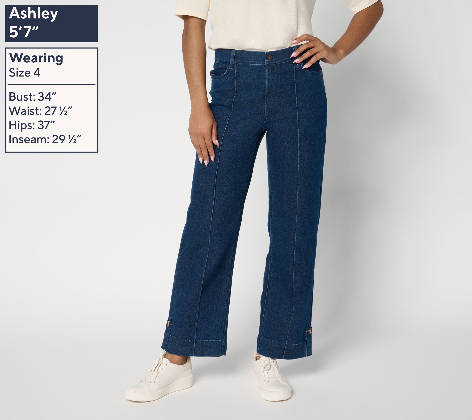 Denim Regular Indigo Classic Stretch Full Length Trouser