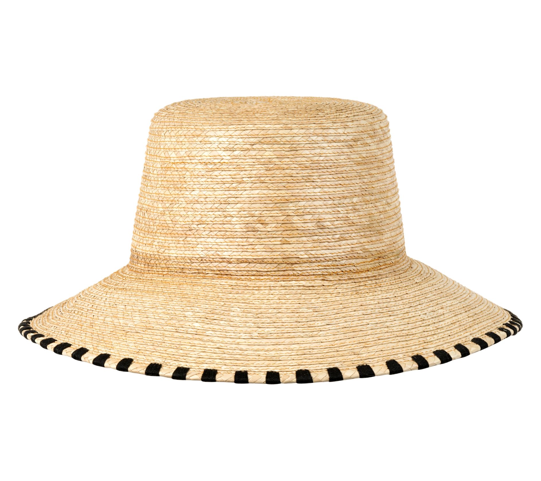 Sunshine Tienda Palm Bucket Hat with Cotton Stitched Details