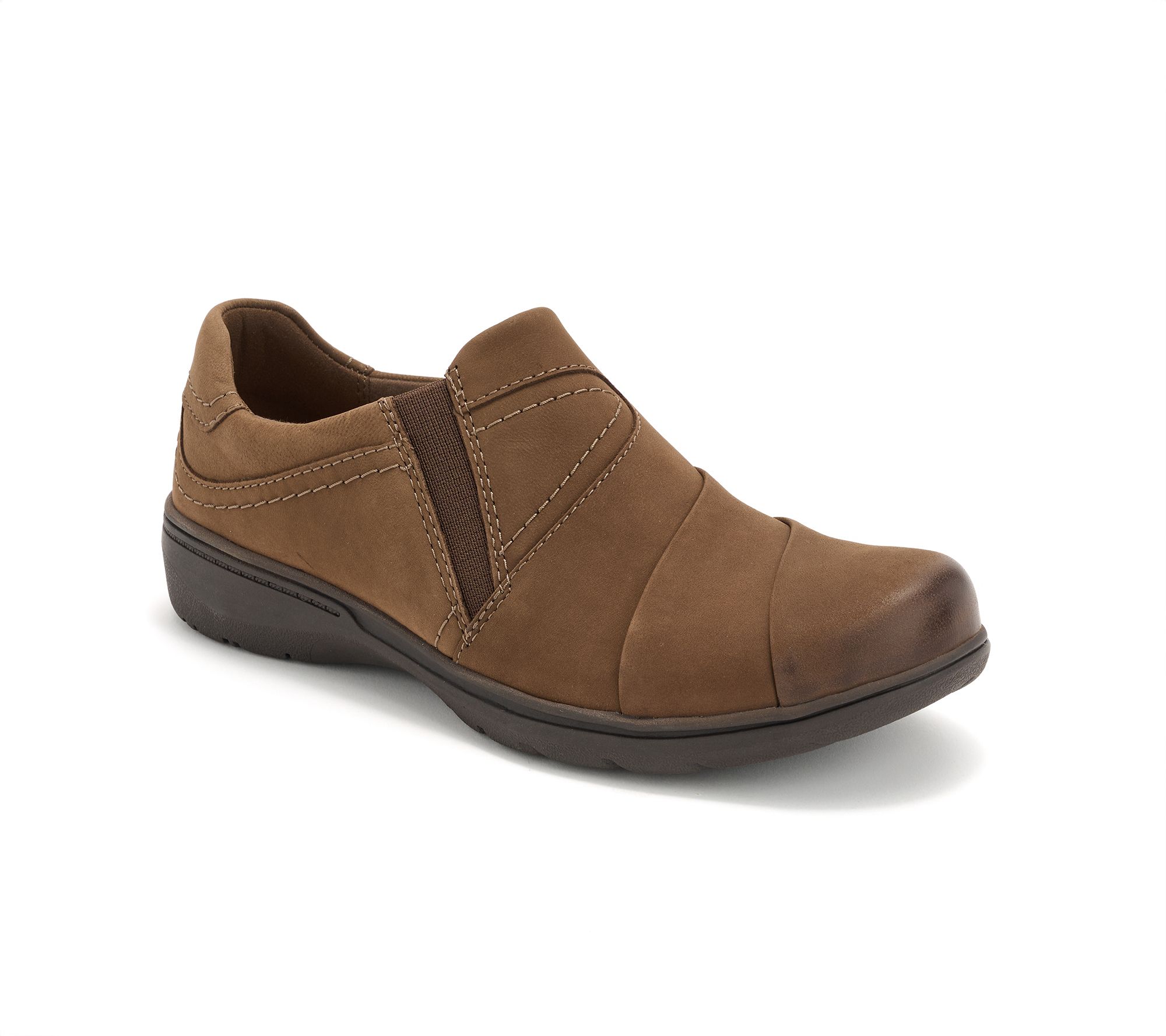 Clarks Collection Leather Slip-Ons -Carleigh Abby - QVC.com