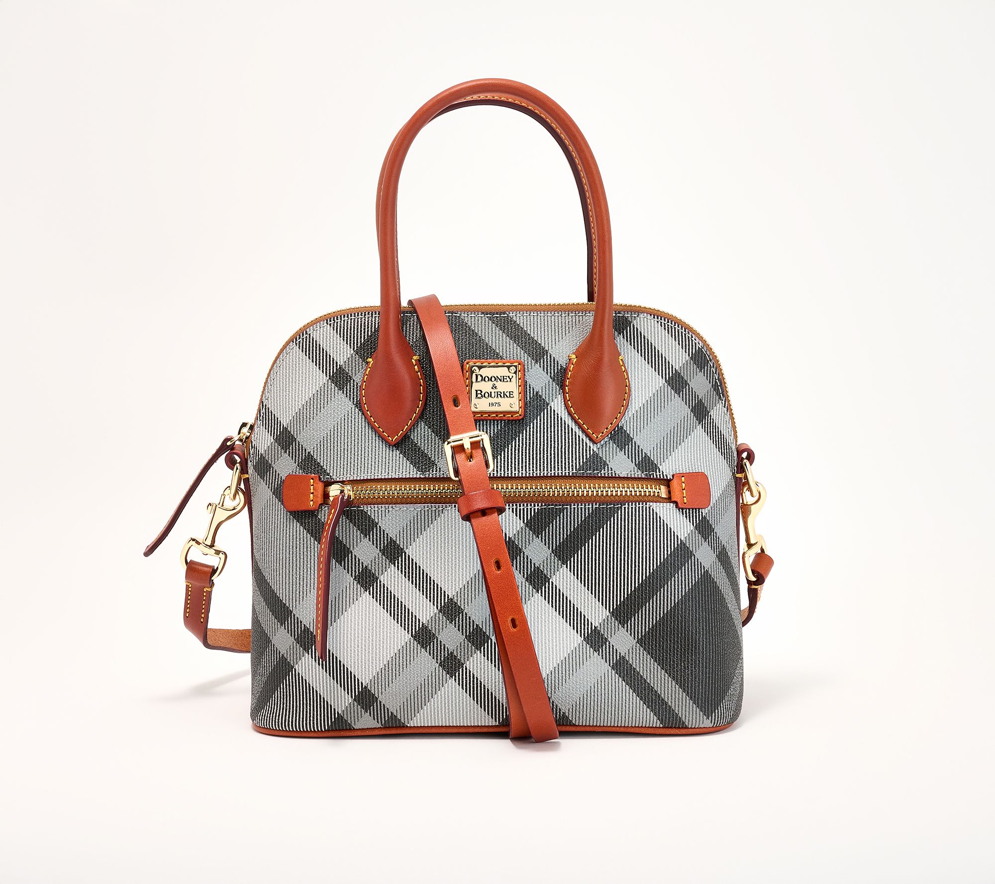 Dooney & Bourke Coated Cotton Sutherland Domed Satchel