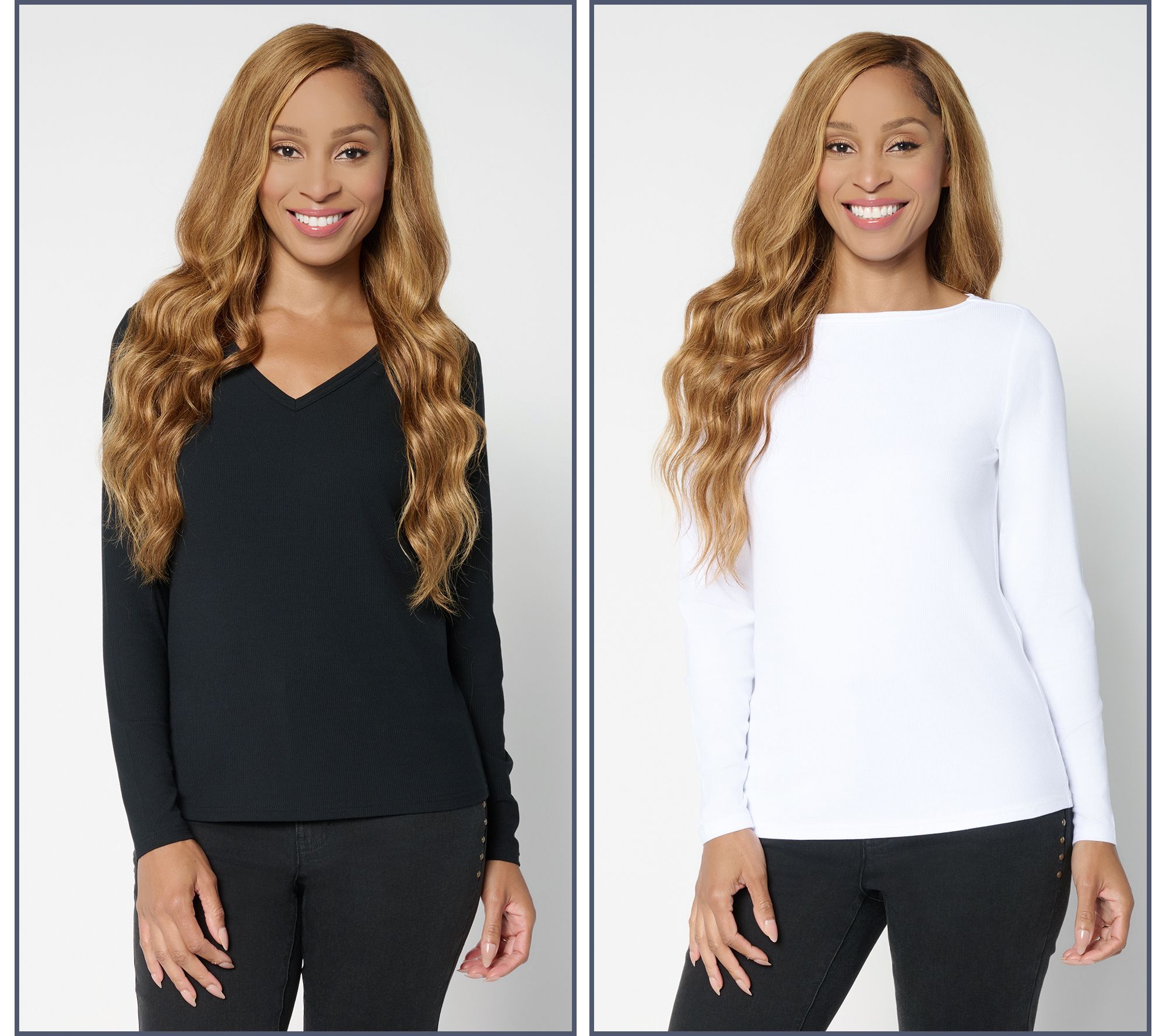 Me by Jennie Garth Denver Long Sleeve Two Pack