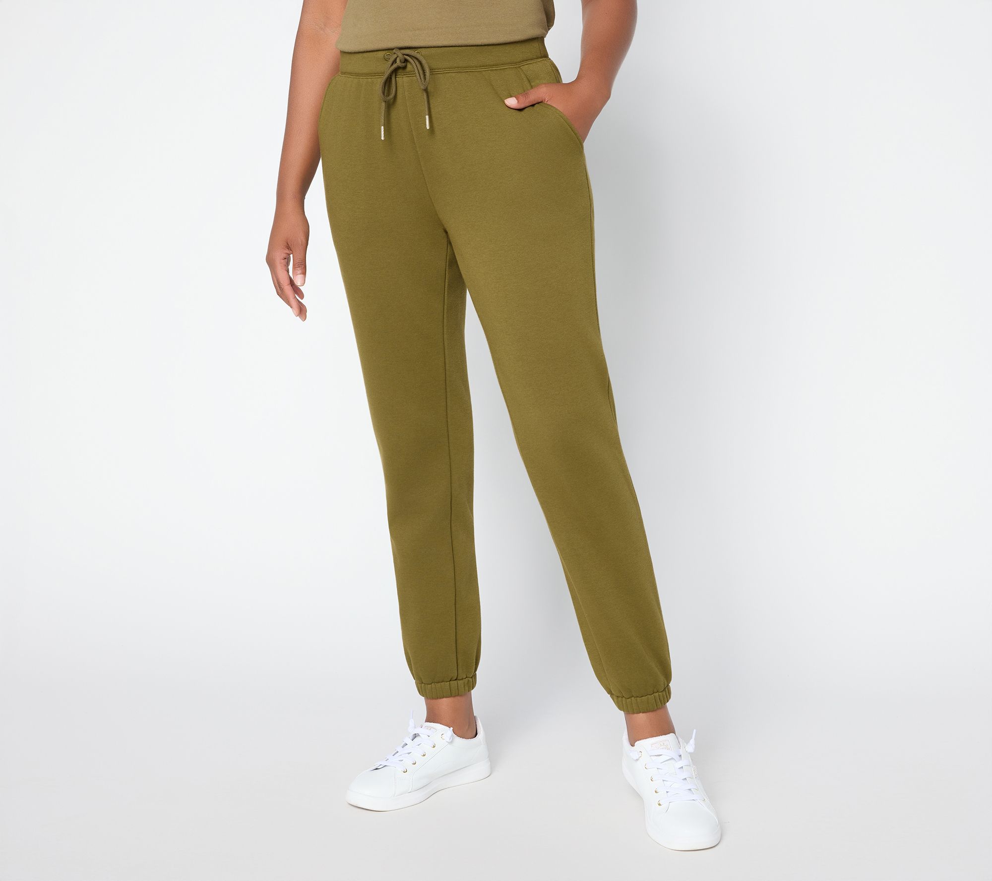 Martha Stewart Signature Regular Bedford Fleece Ankle Pants