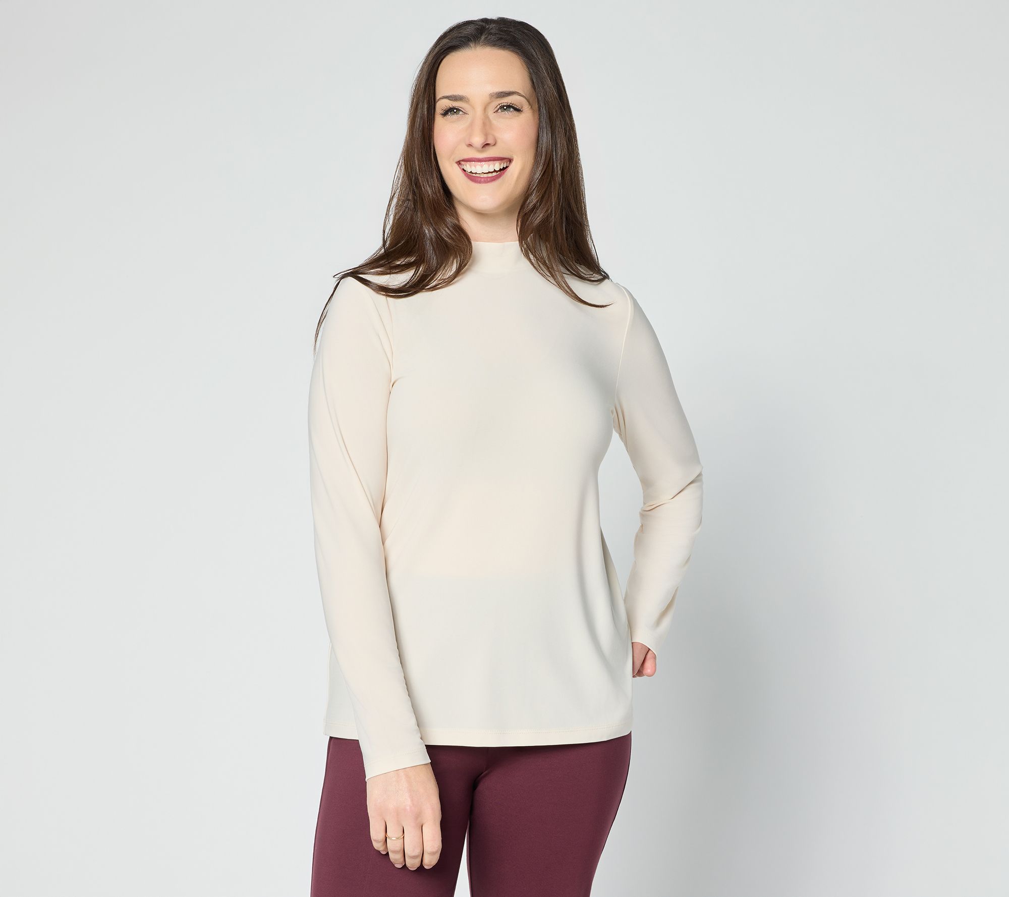 Dennis Basso Italia Knit Long Sleeve Top