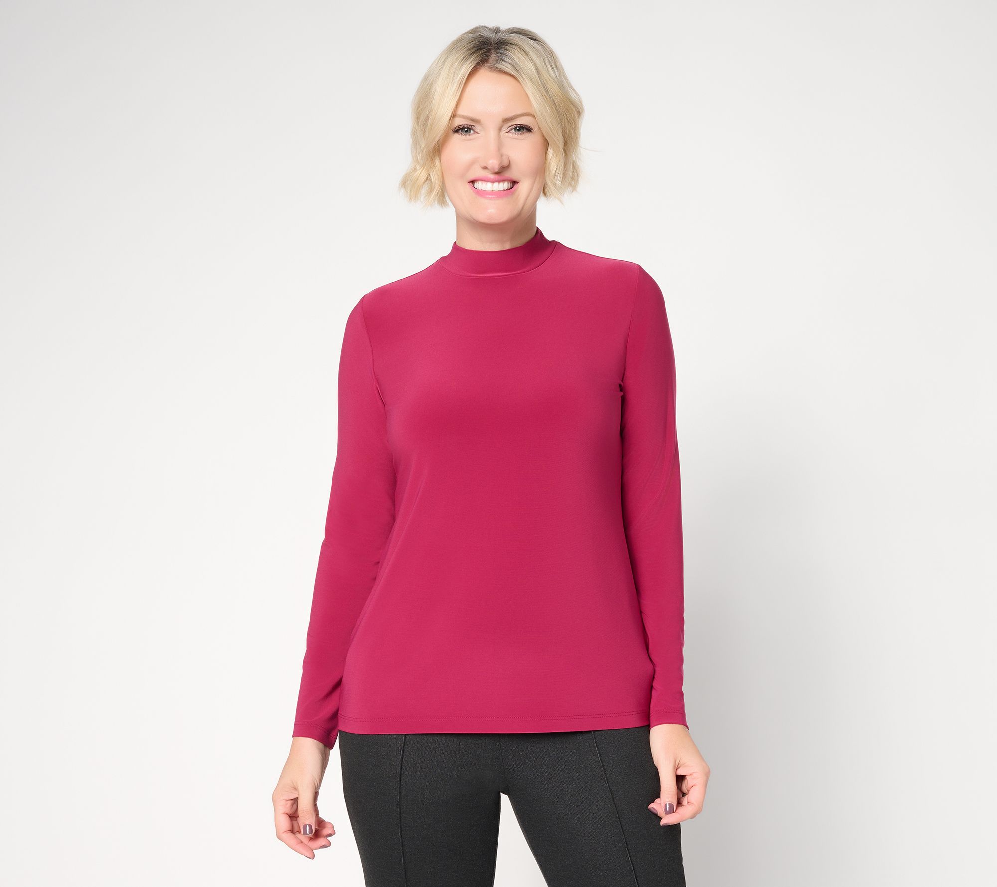 Dennis Basso Italia Knit Long Sleeve Top
