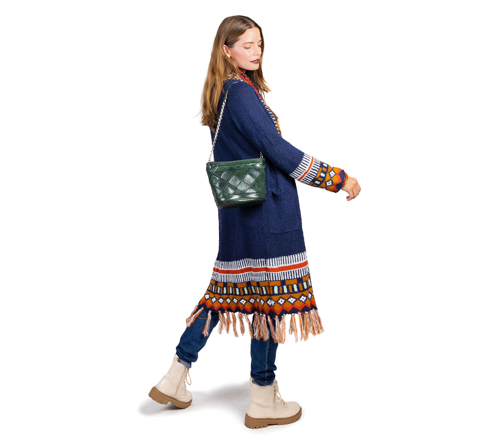 Old Trend Mermaid Convertible Leather Crossbody