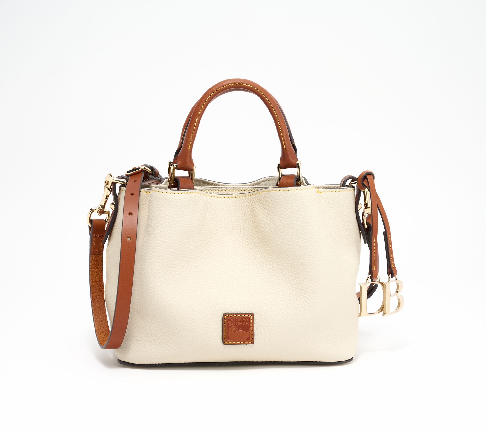 "As Is" Dooney & Bourke Pebble Leather Mini Barlow Top Handle Satchel