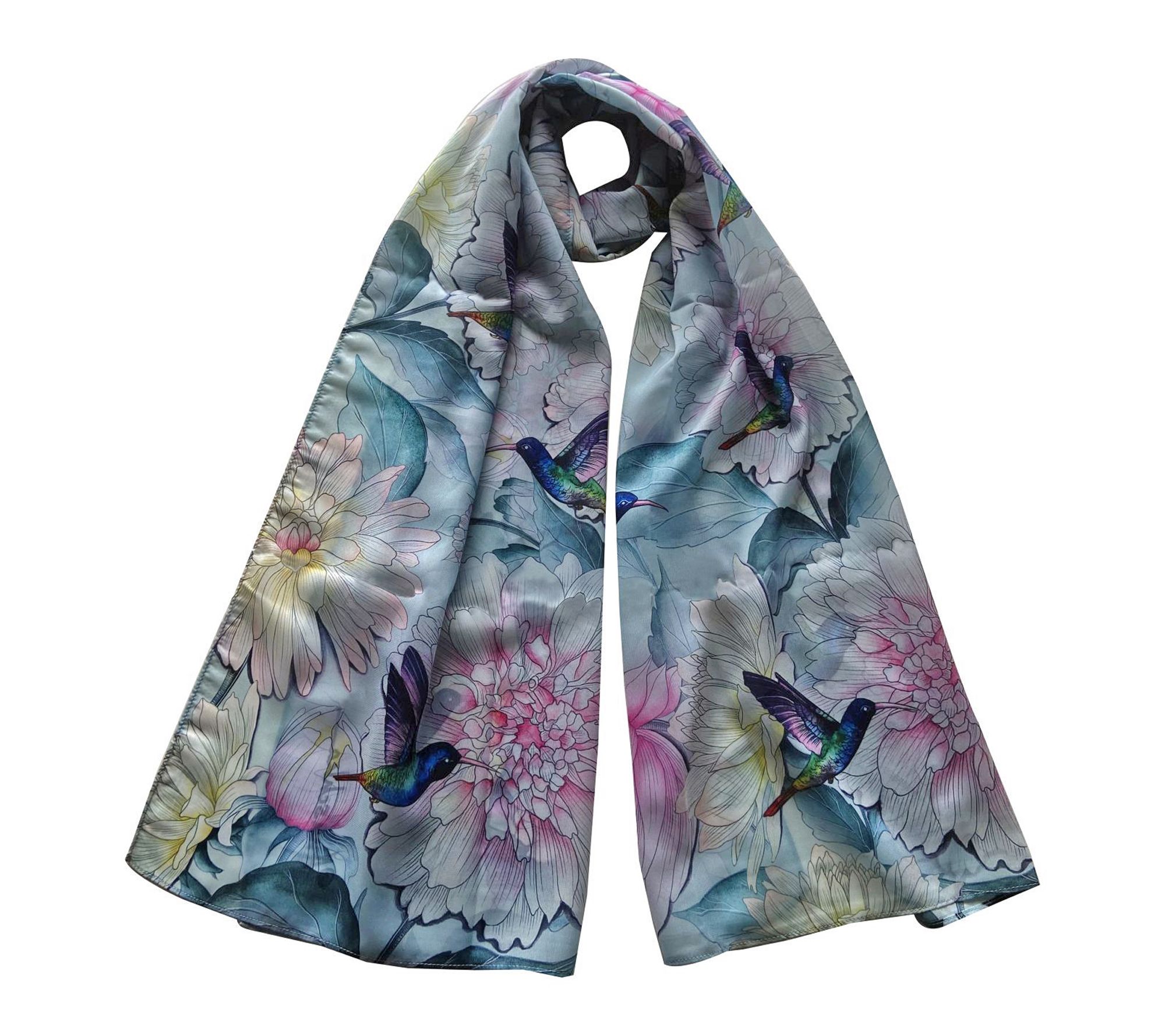 Anuschka Printed 24" x 72" Chiffon Scarf