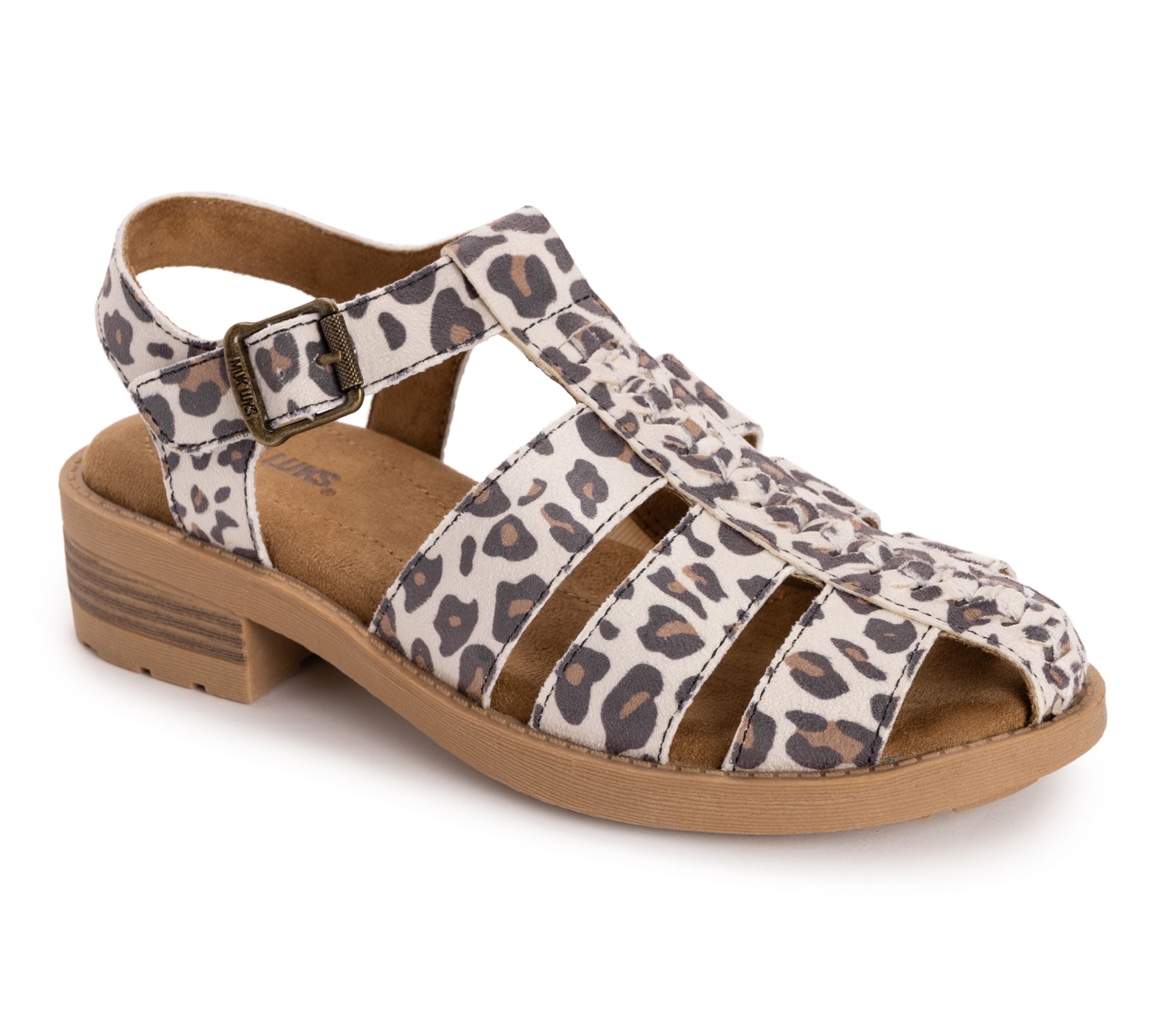 Muk Luks Fisherman Sandals -Vanilla