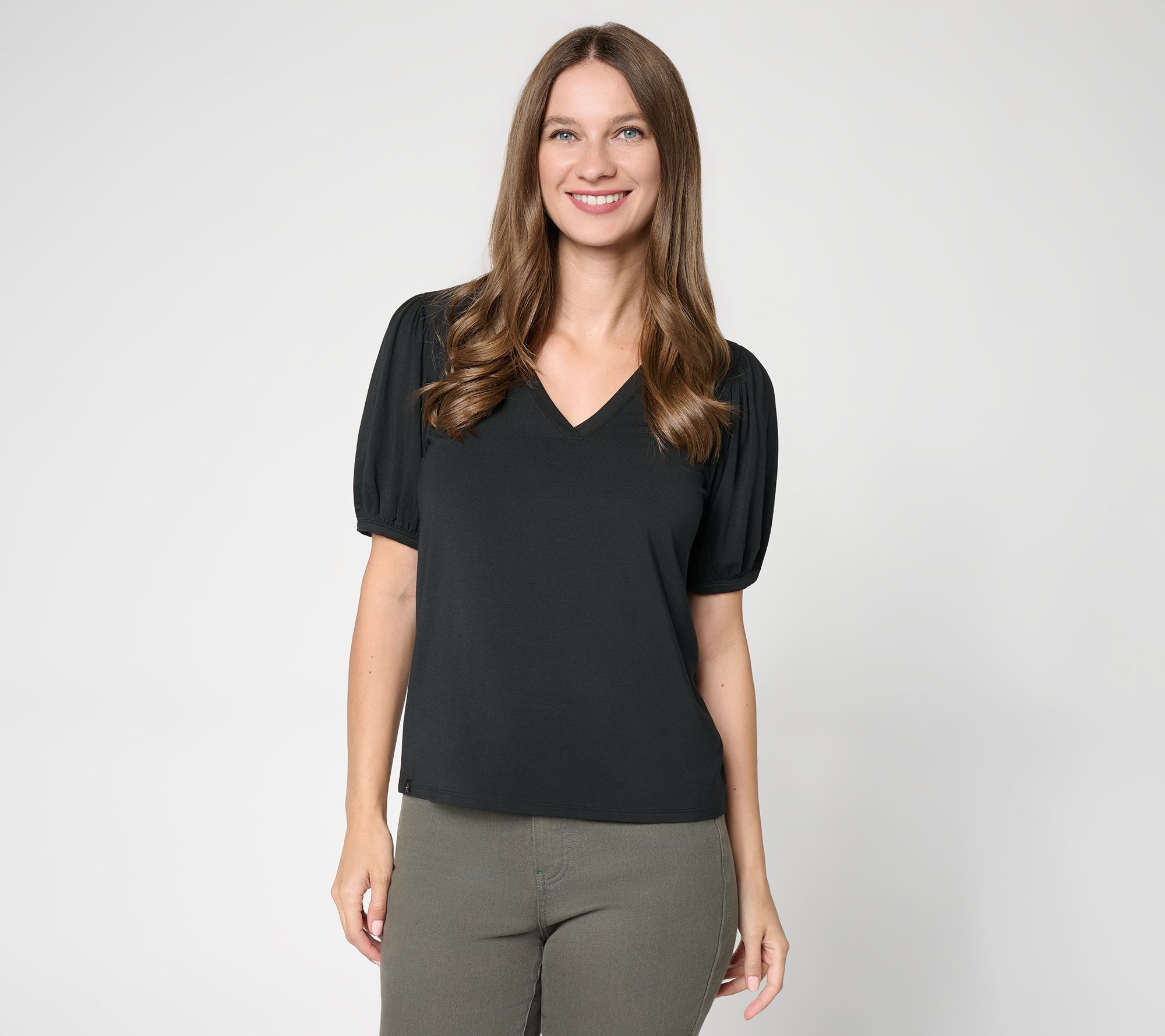 Barefoot Dreams Modal Puff Sleeve Tee