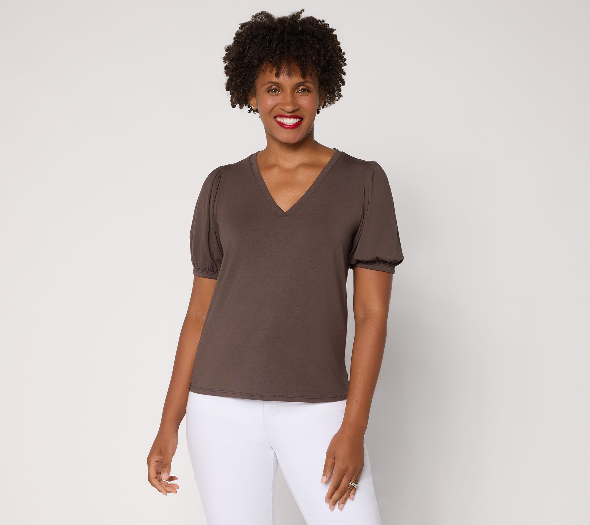 Barefoot Dreams Modal Puff Sleeve Tee