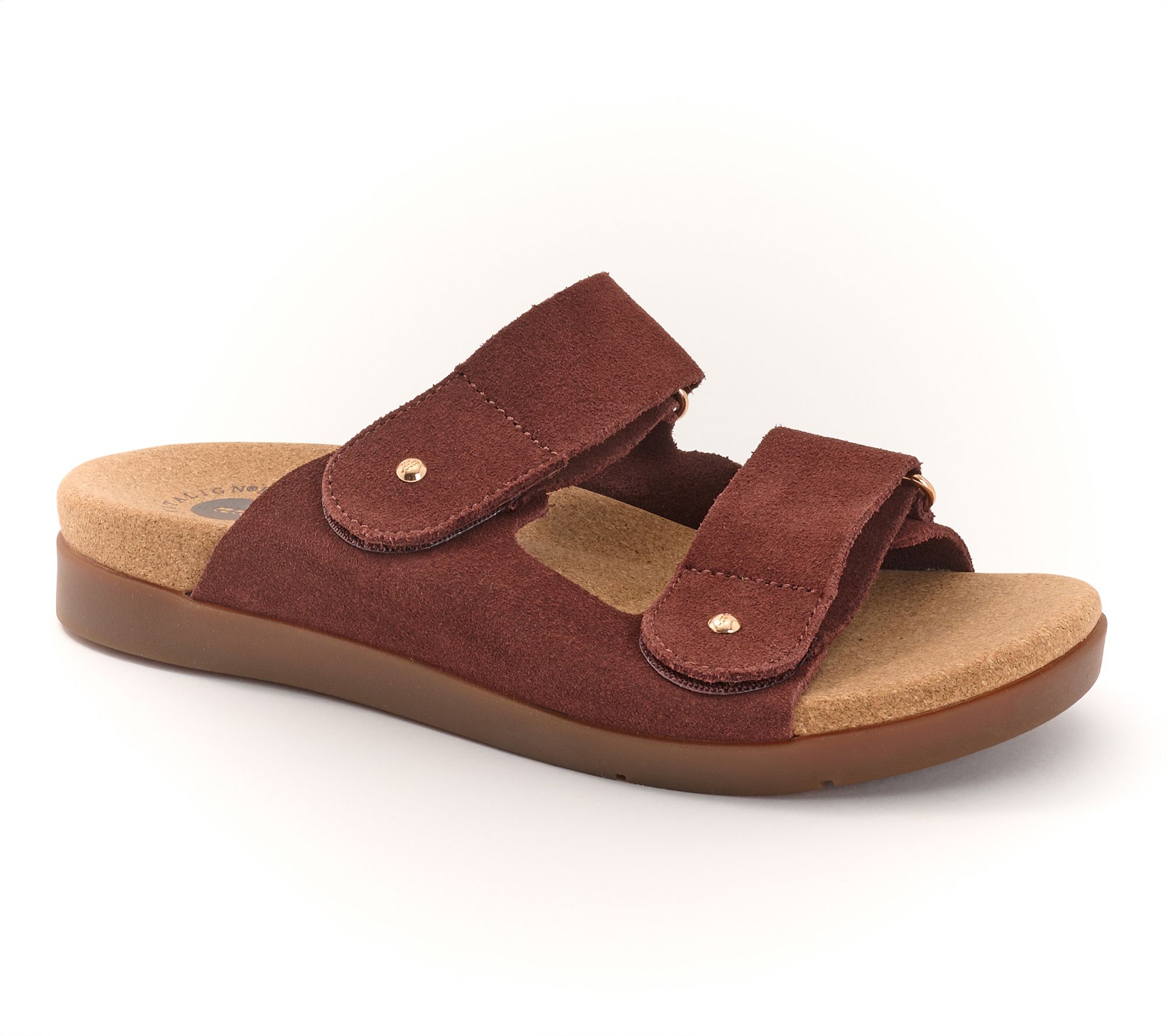 Revitalign OrthoticSuede Adjustable Slides - Paradise