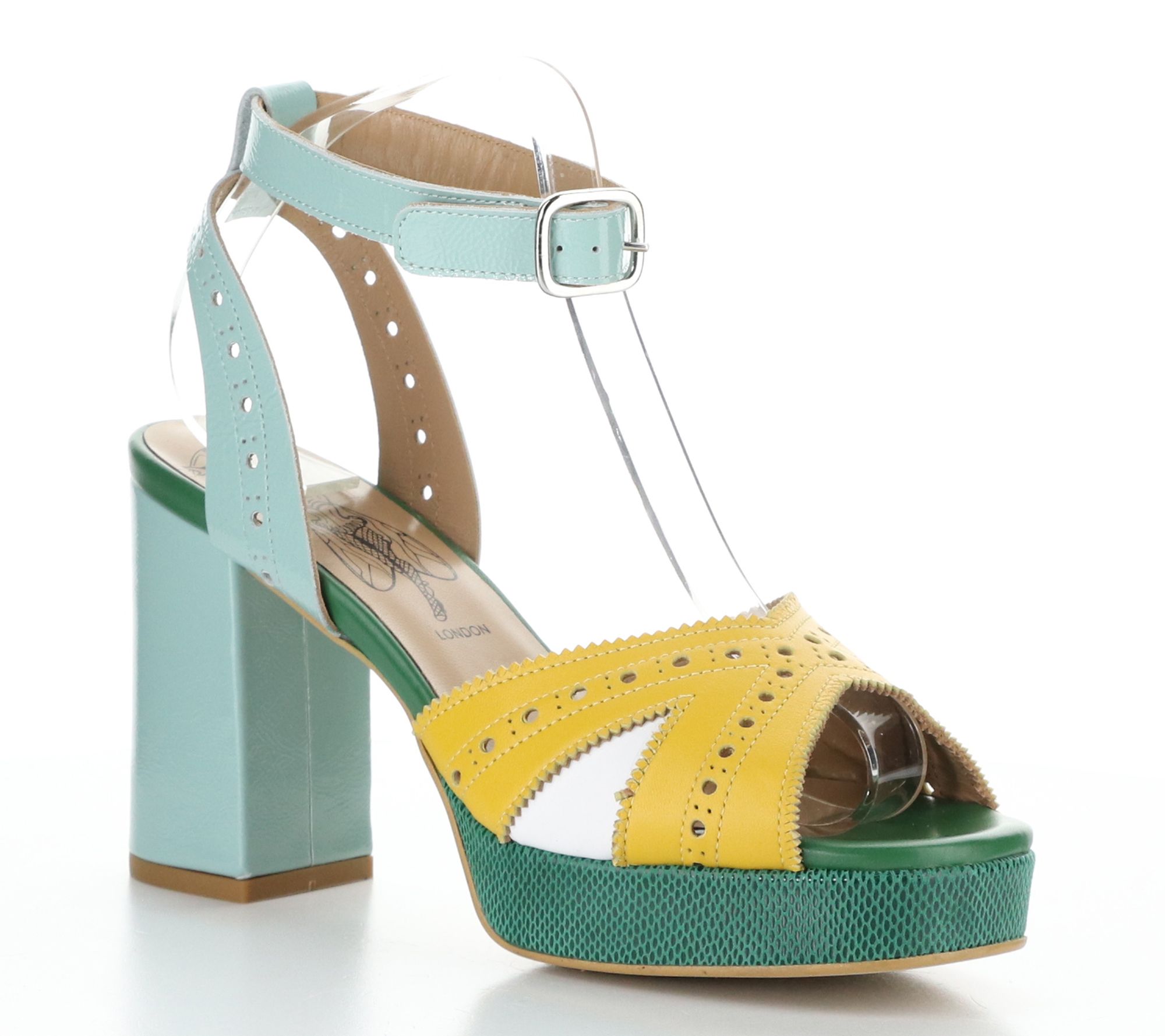 Fly London Kaiser/Nappalak Leather Platform Sandals