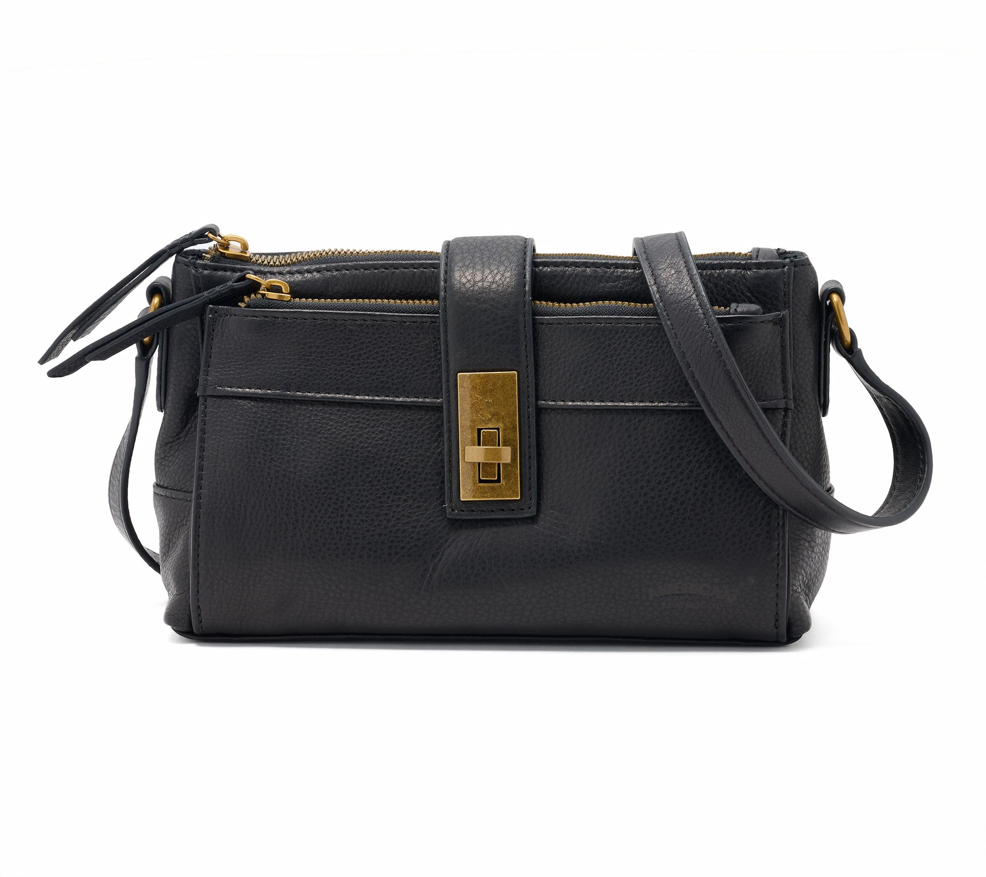 American Leather Co. Lexington Triple Entry Crossbody