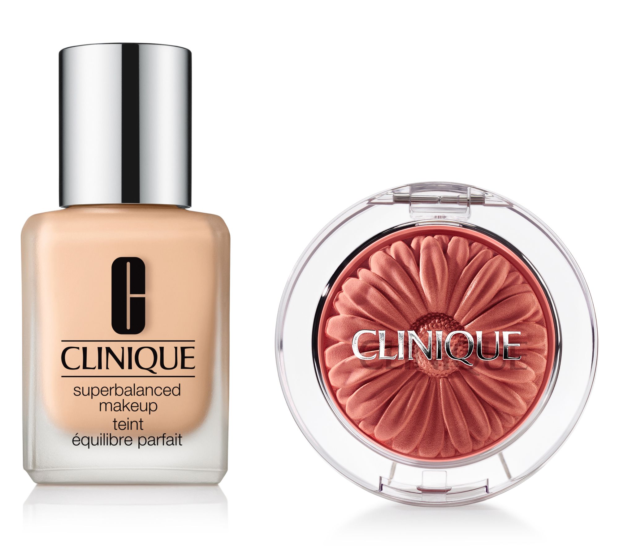 Clinique Superbalanced Makeup and Cheek Pop Blu sh Set