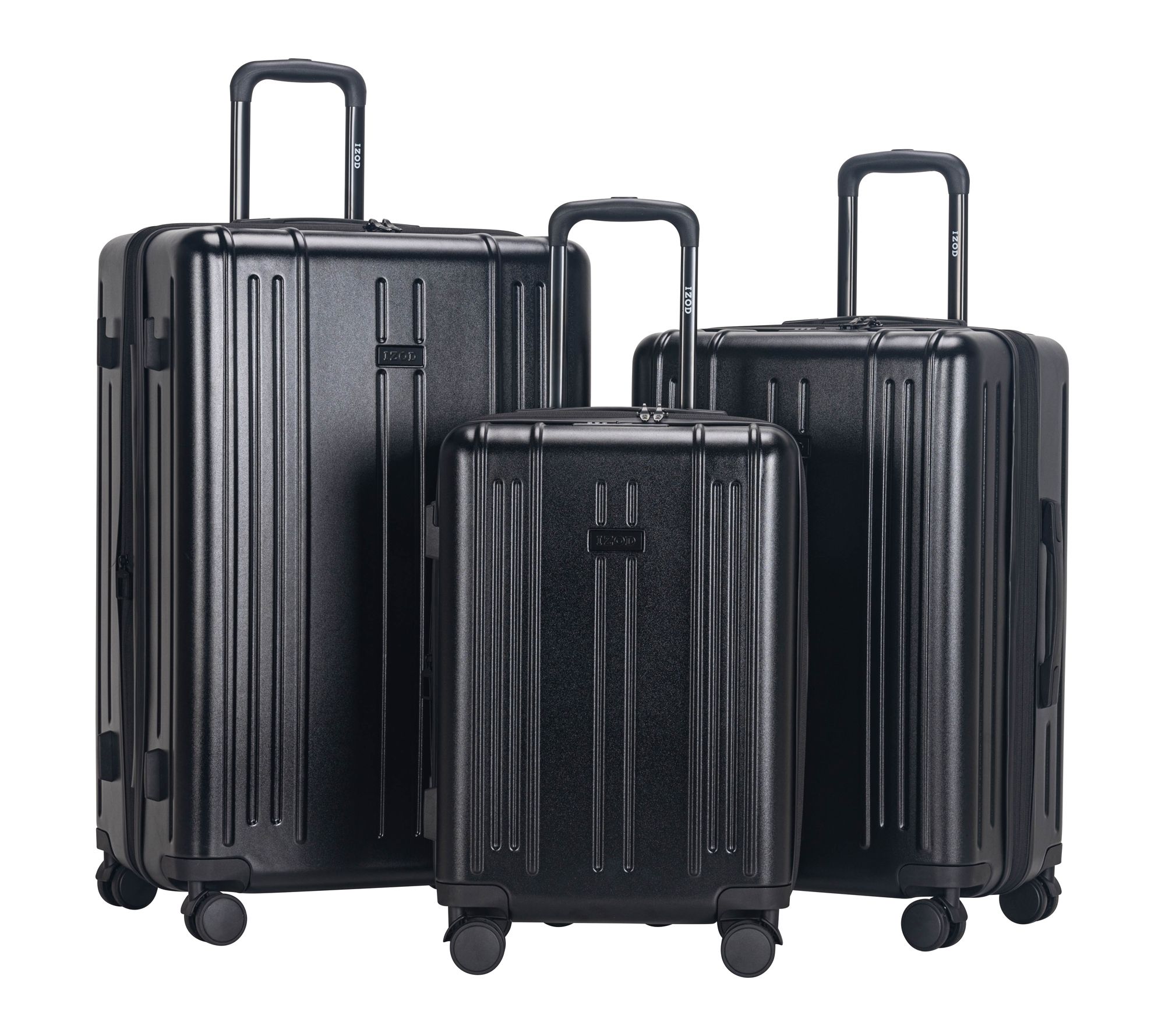 IZOD ISLA Lightweight ABS 3-Piece Luggage Set
