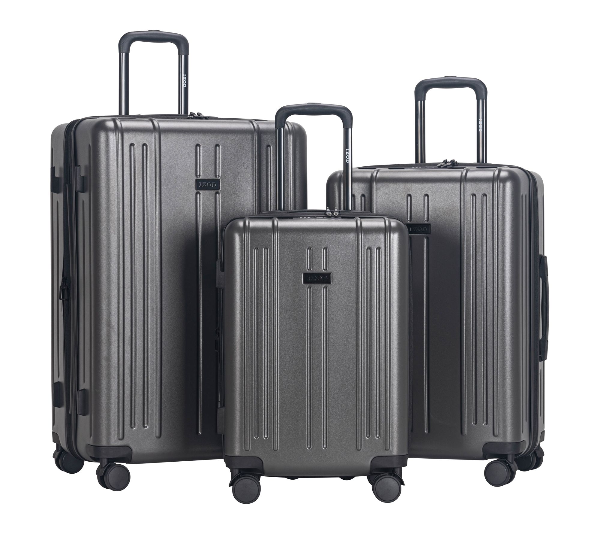 IZOD ISLA Lightweight ABS 3-Piece Luggage Set