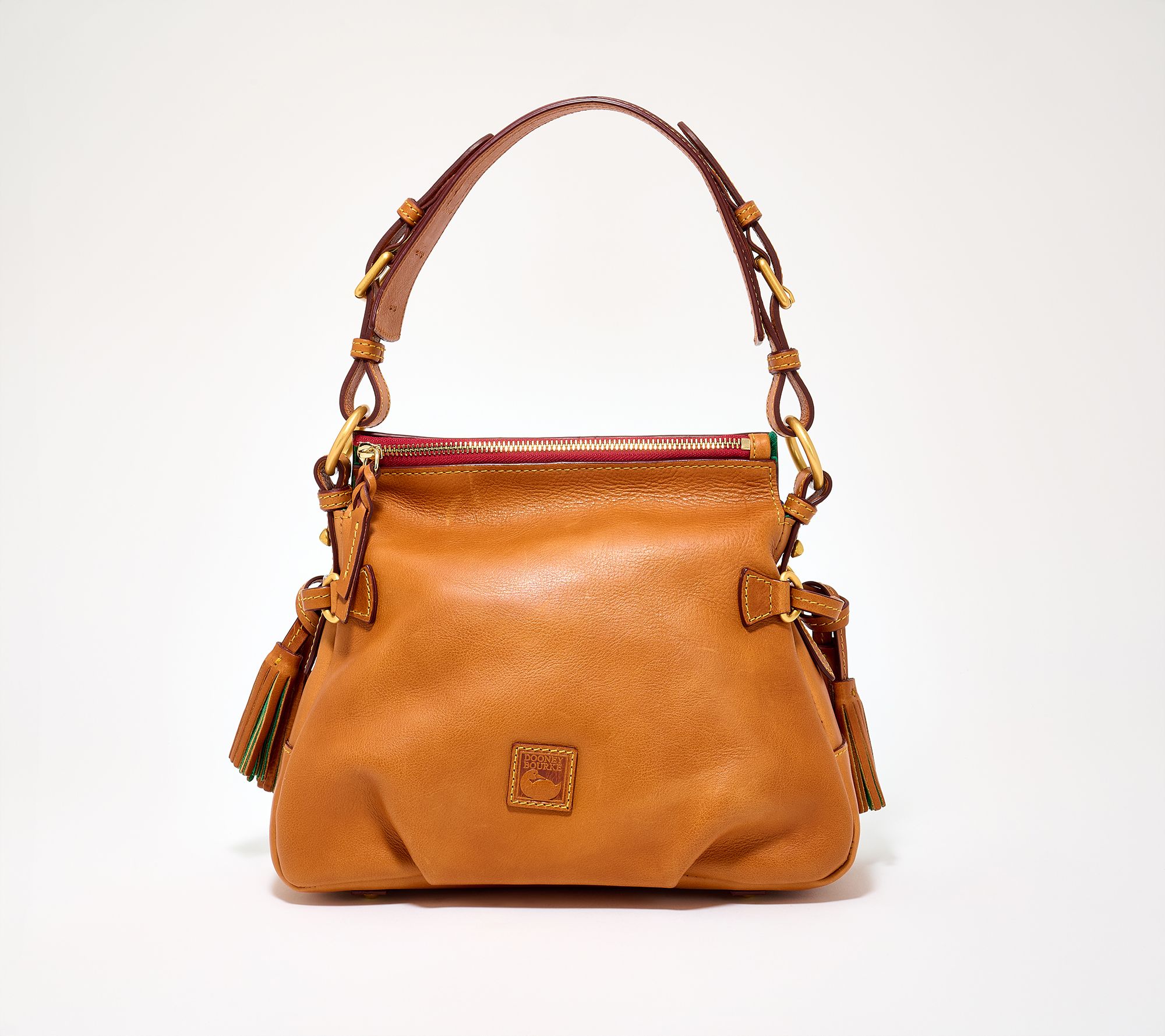 "As Is" Dooney & Bourke Florentine Leather Teagan 30 Shoulder Bag