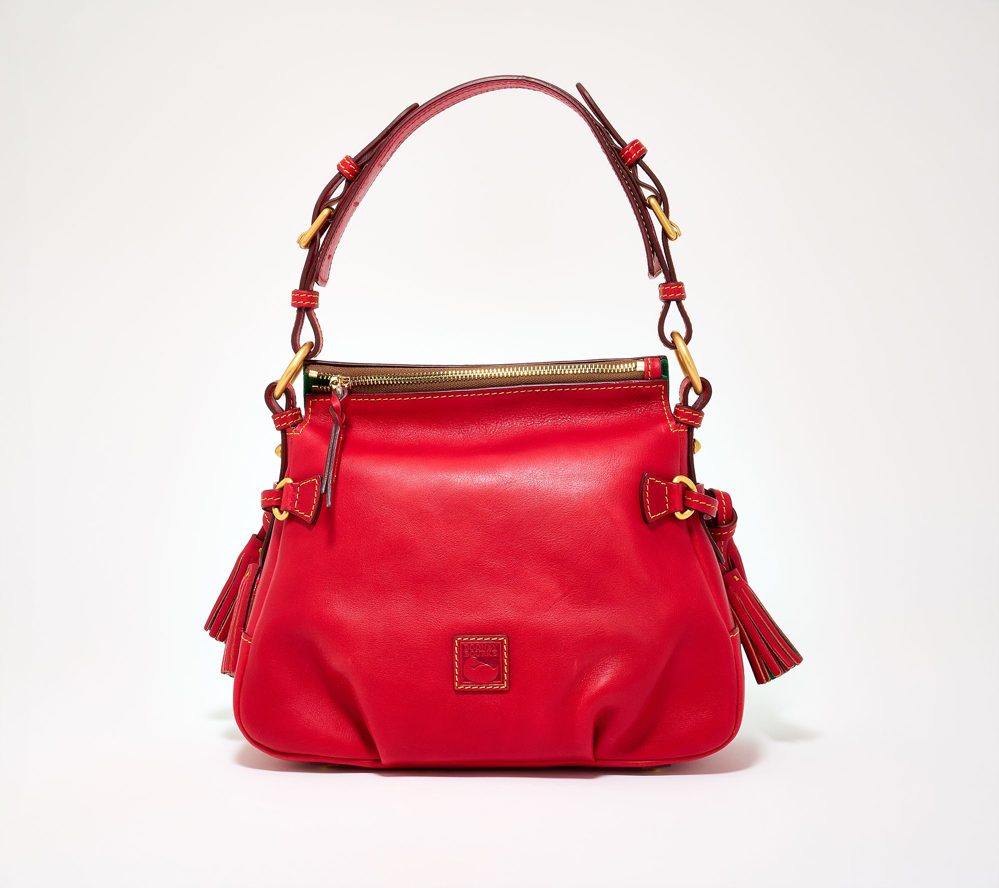 "As Is" Dooney & Bourke Florentine Leather Teagan 30 Shoulder Bag