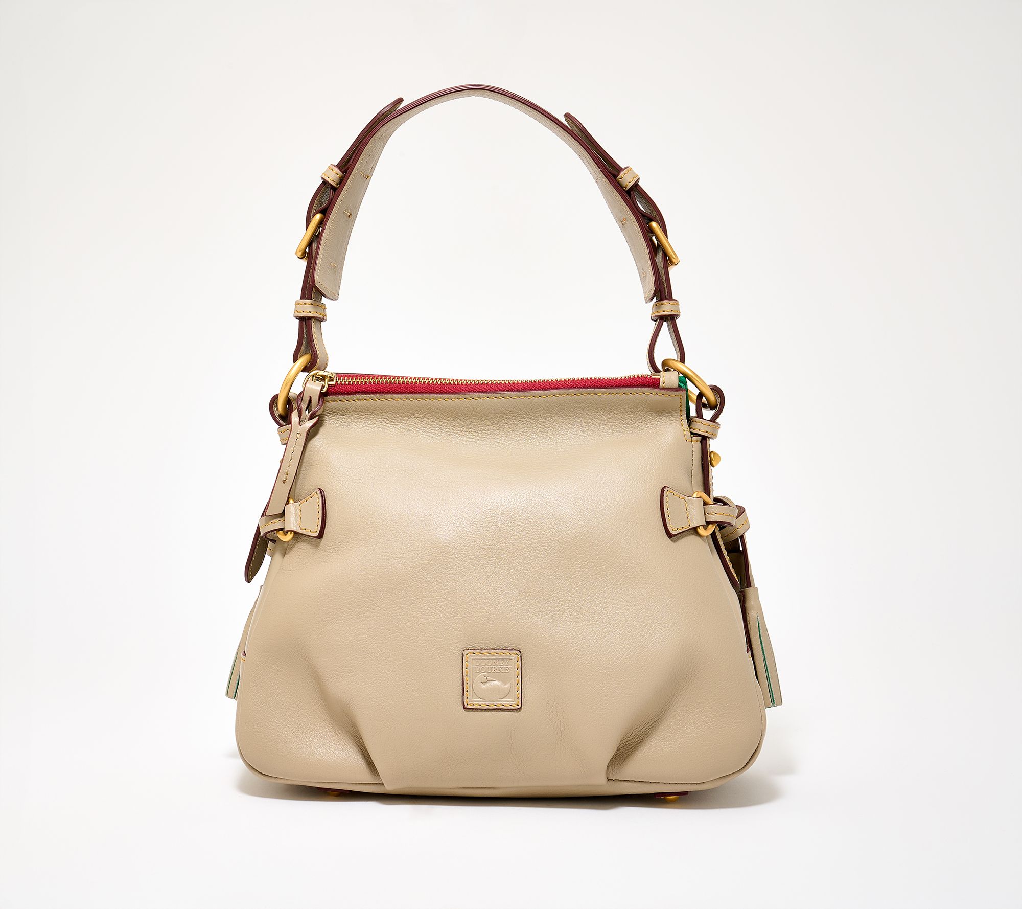 "As Is" Dooney & Bourke Florentine Leather Teagan 30 Shoulder Bag