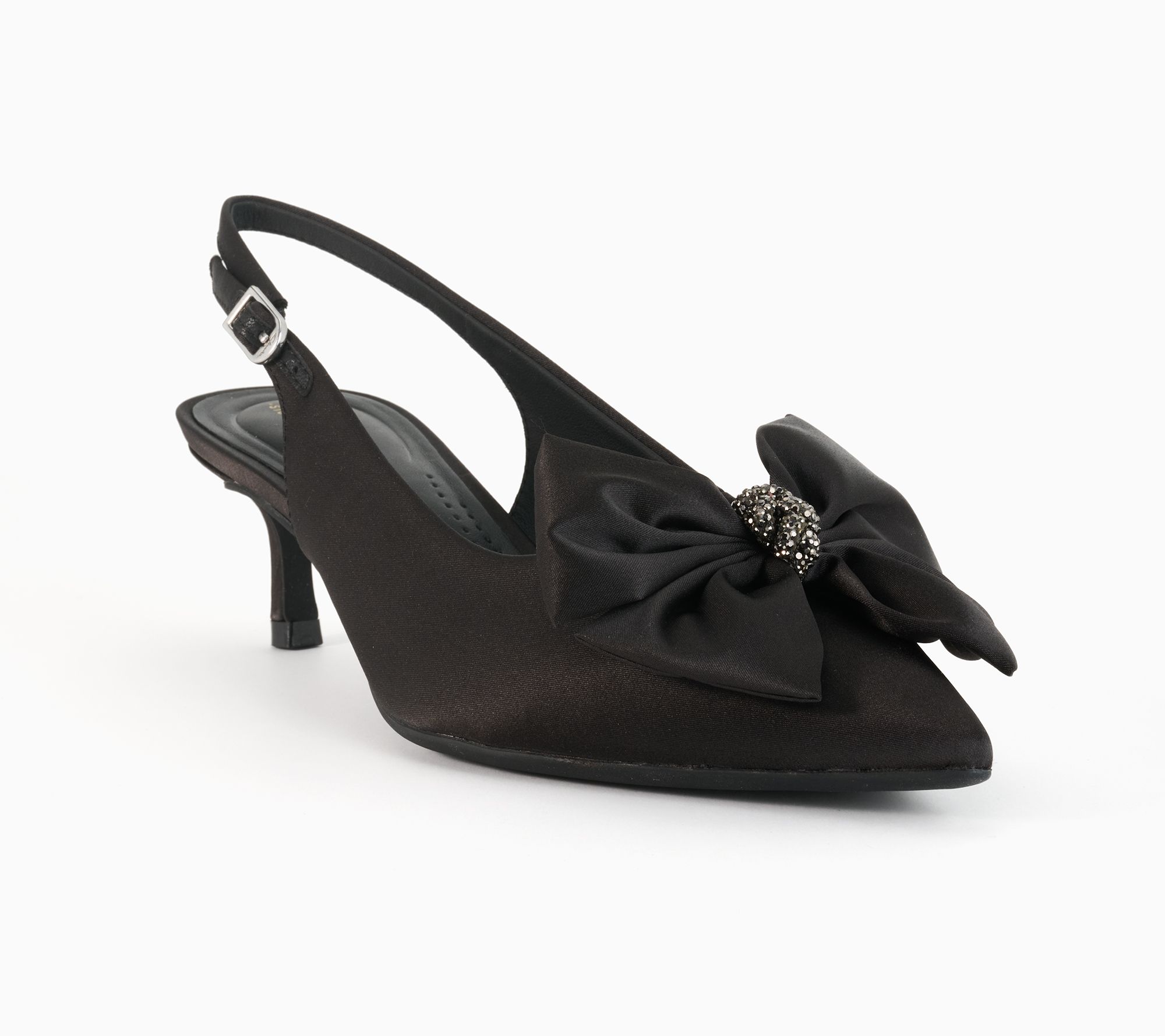 Clarks Signature Sling-Back Pumps with Bow -Zarey Bella
