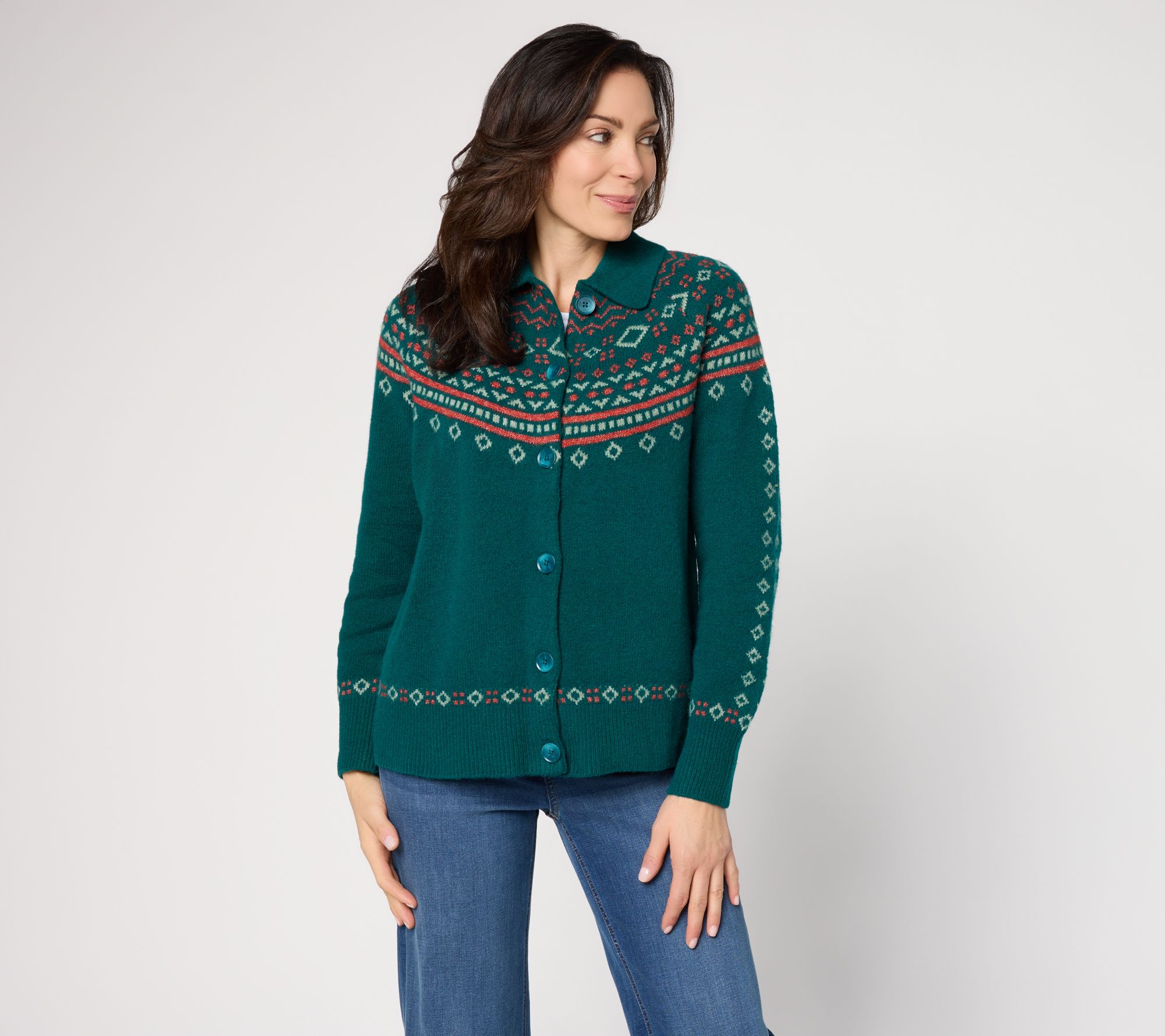 Lola by Laurie Felt Chalet Cardigan