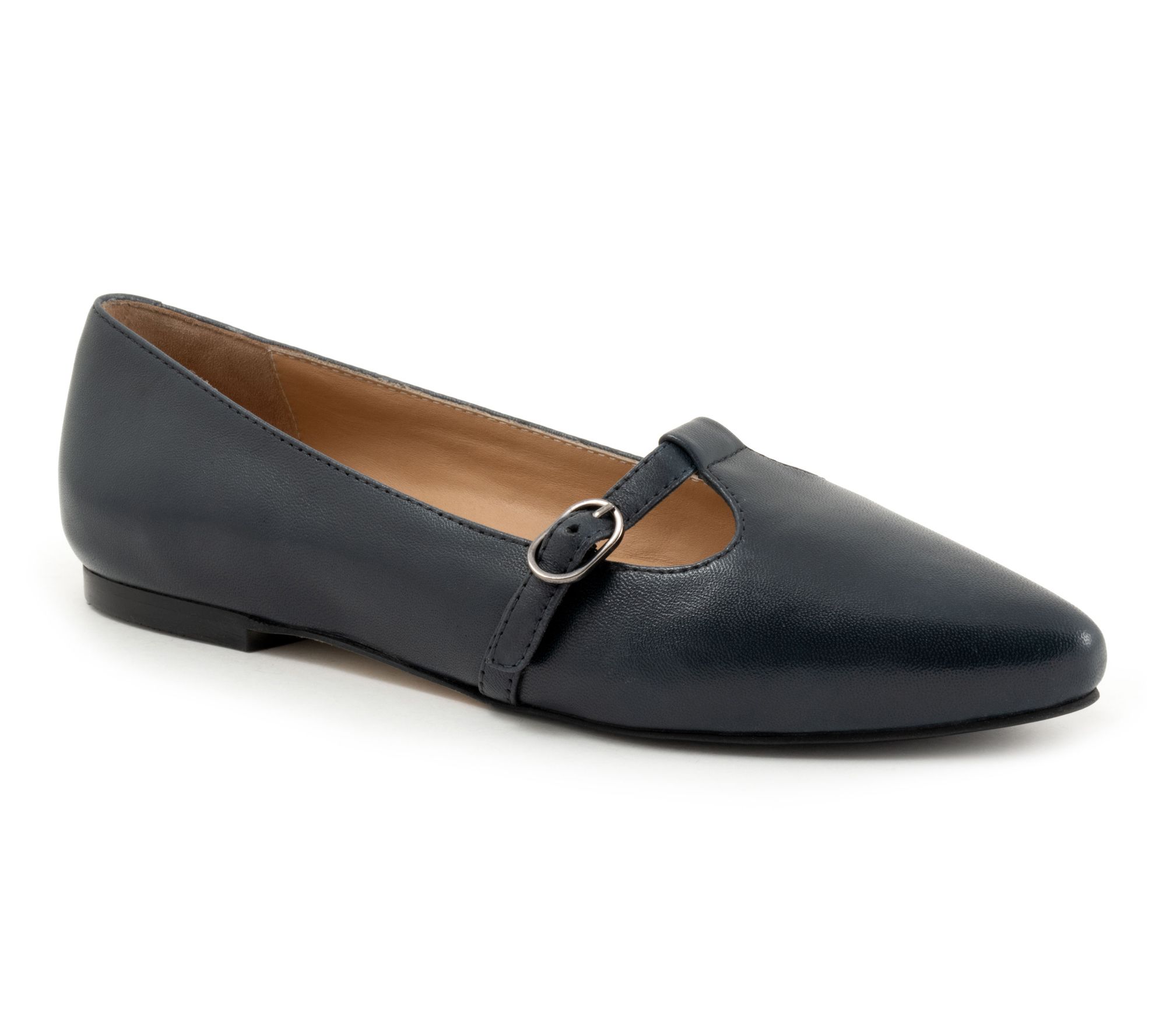 Trotters Evie Leather Flat
