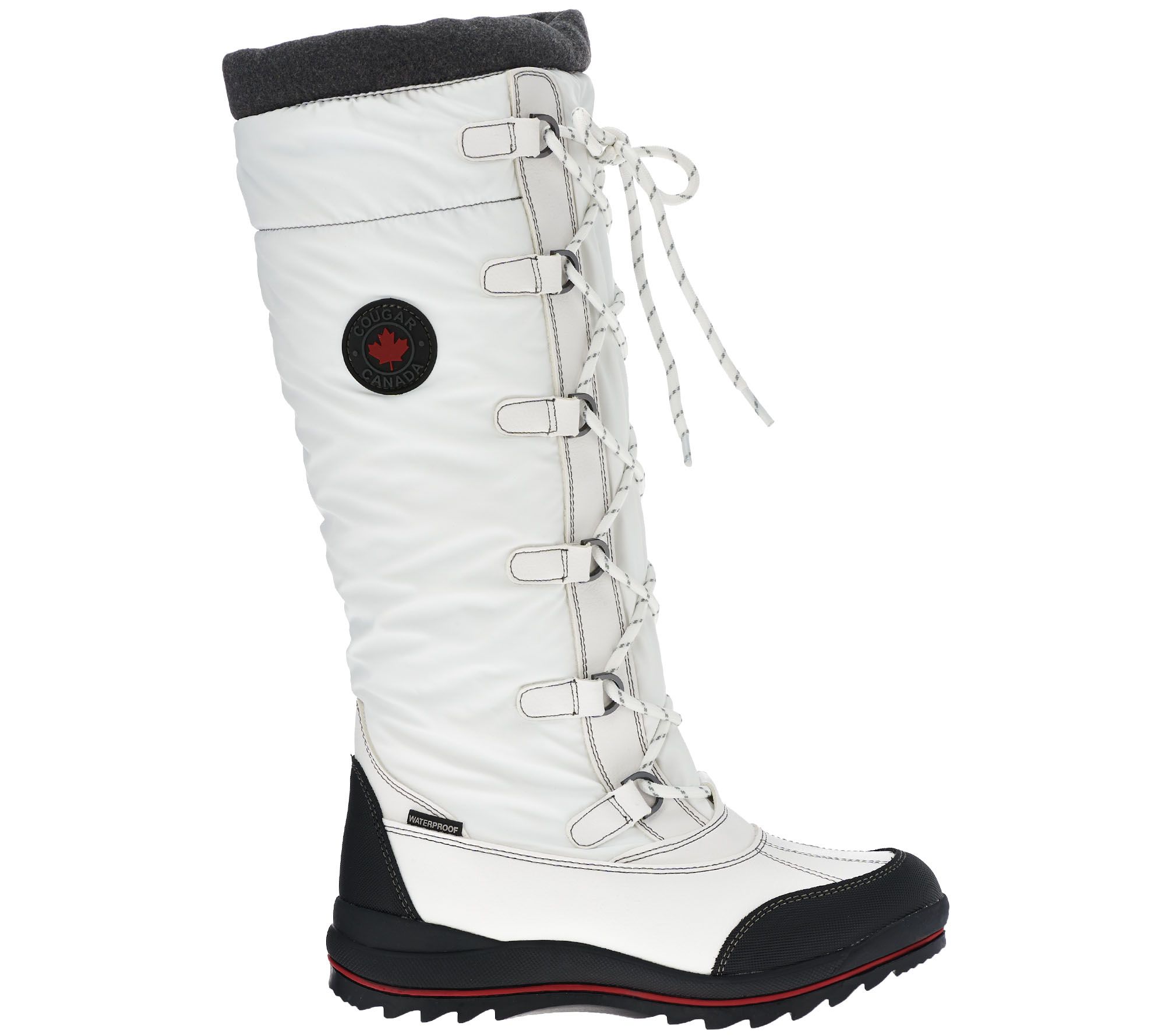 Cougar Waterproof Laceup Tall Shaft Snow Boots