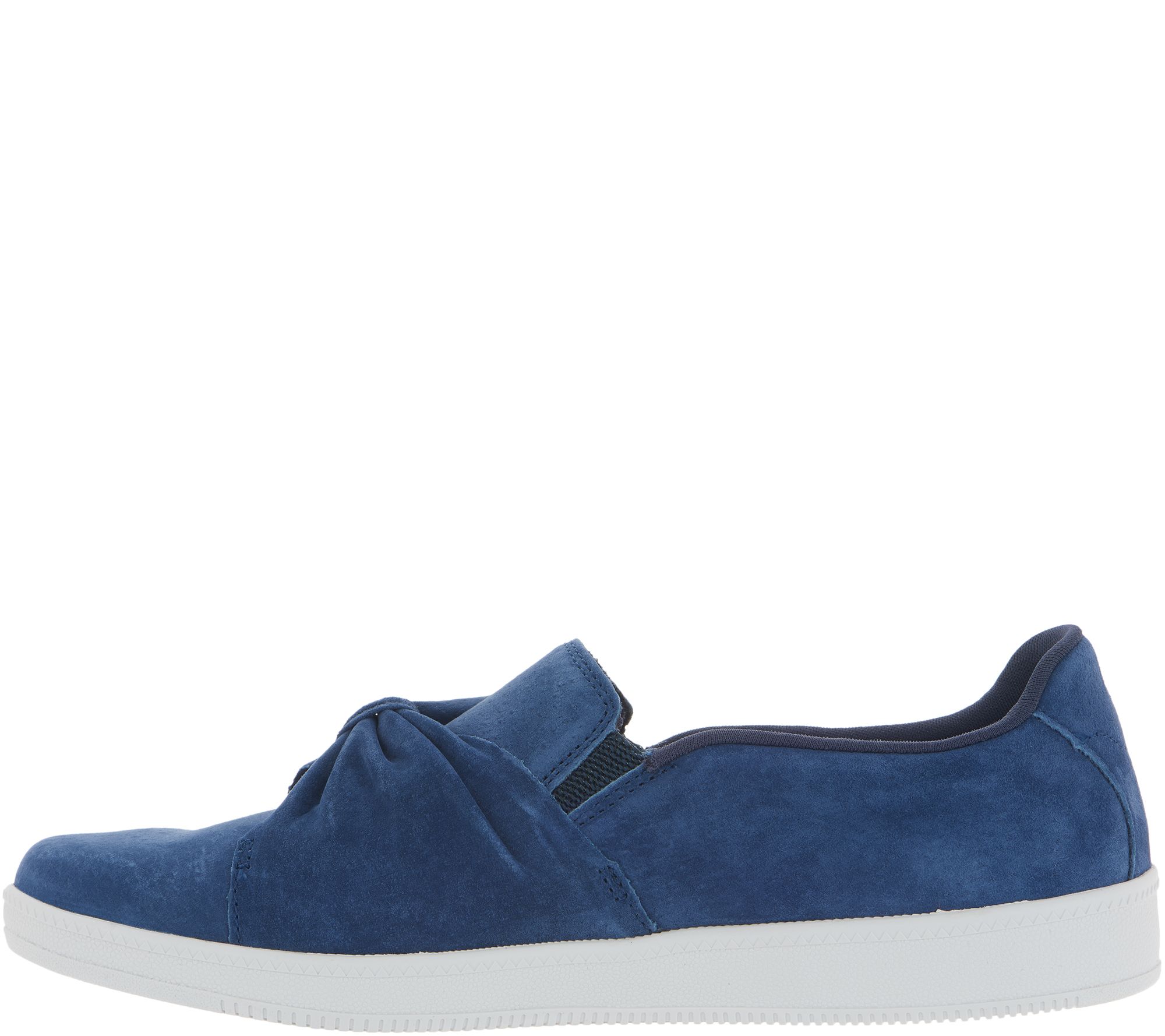 Skechers Suede Bow Slip On Shoes 