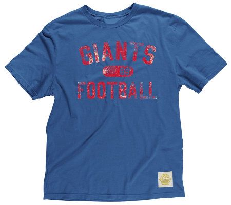 NFL New York Giants Mark Bavaro Retro Short Sleeve T-Shirt 