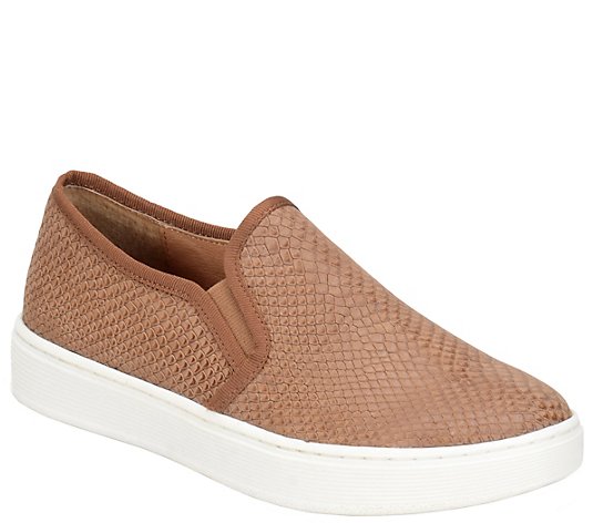 Sofft Nubuck Leather Slip-on Sneakers - Somers