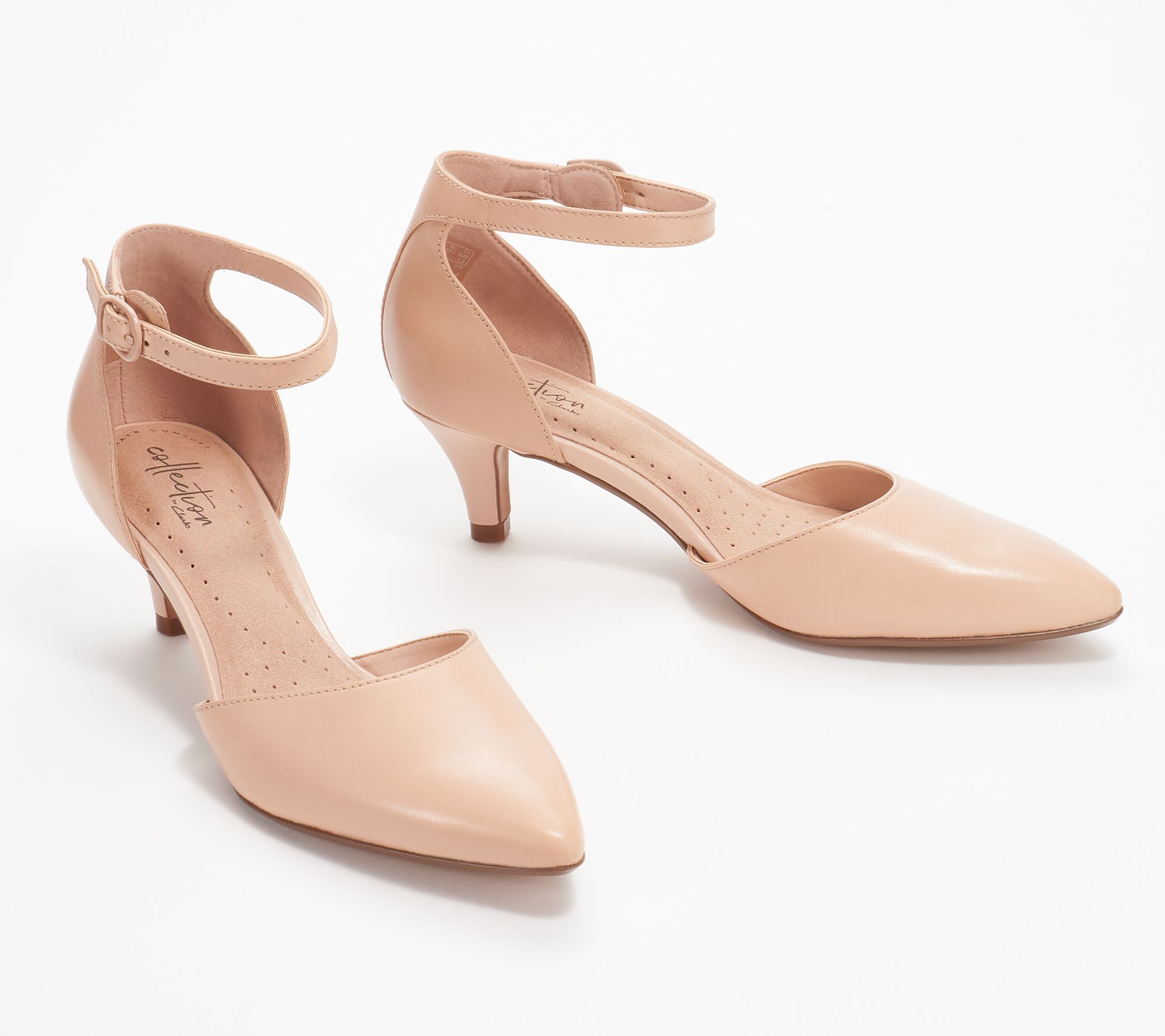 clarks pumps with strap