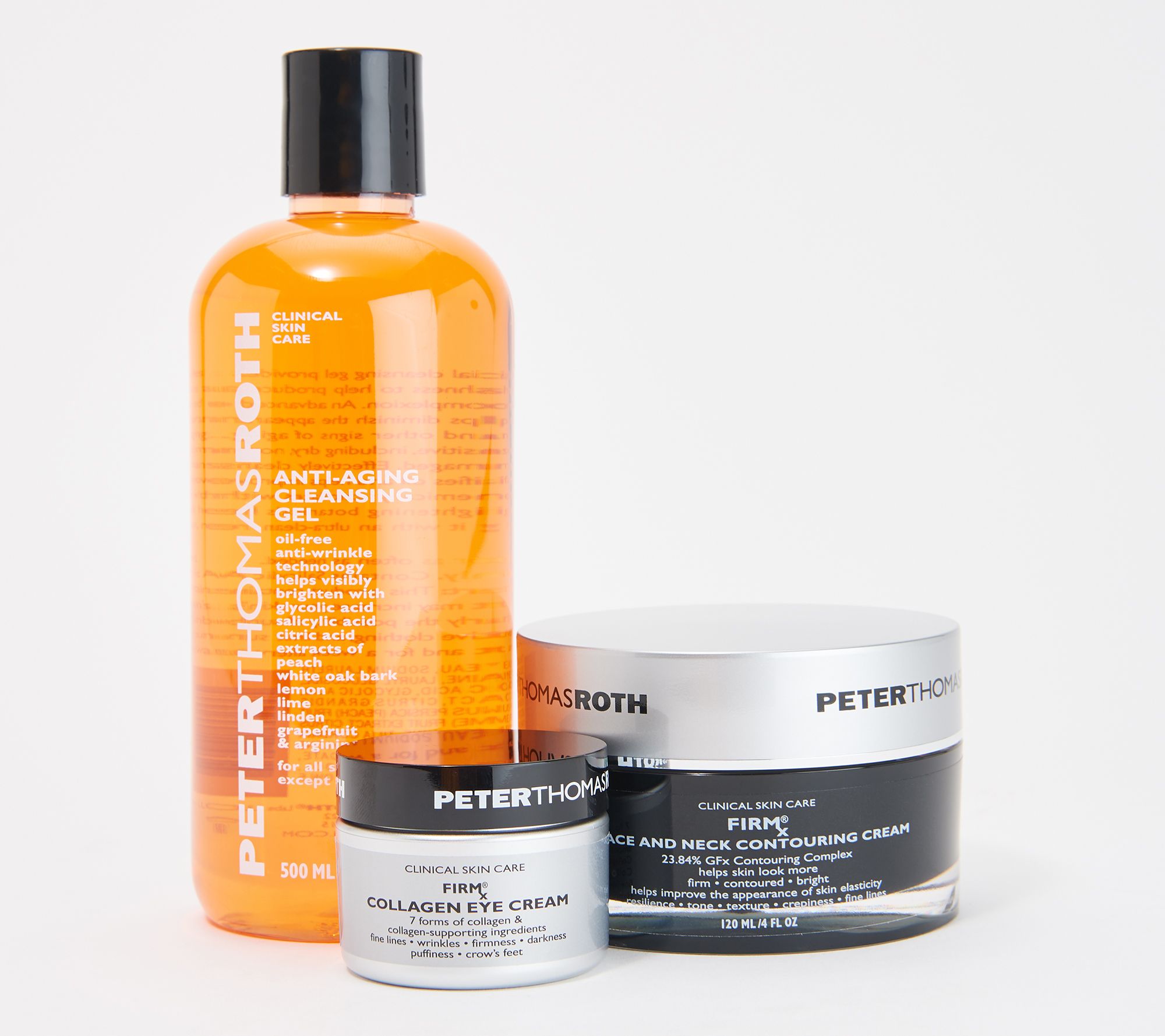 (QVC) Peter Thomas Roth Super-Size FIRMx & Collagen 3- Piece Kit ...