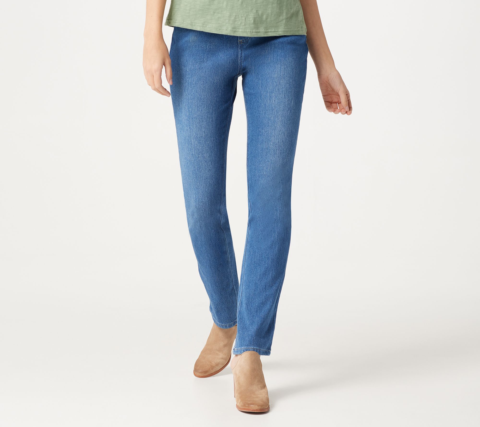 "As Is" Belle by Kim Gravel Regular Tulip Pocket Jeans