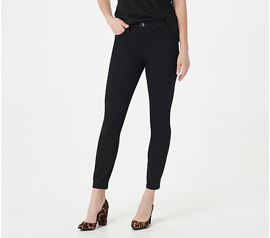 7 For All Mankind Womens Skinny Black Jean Ankle Pant