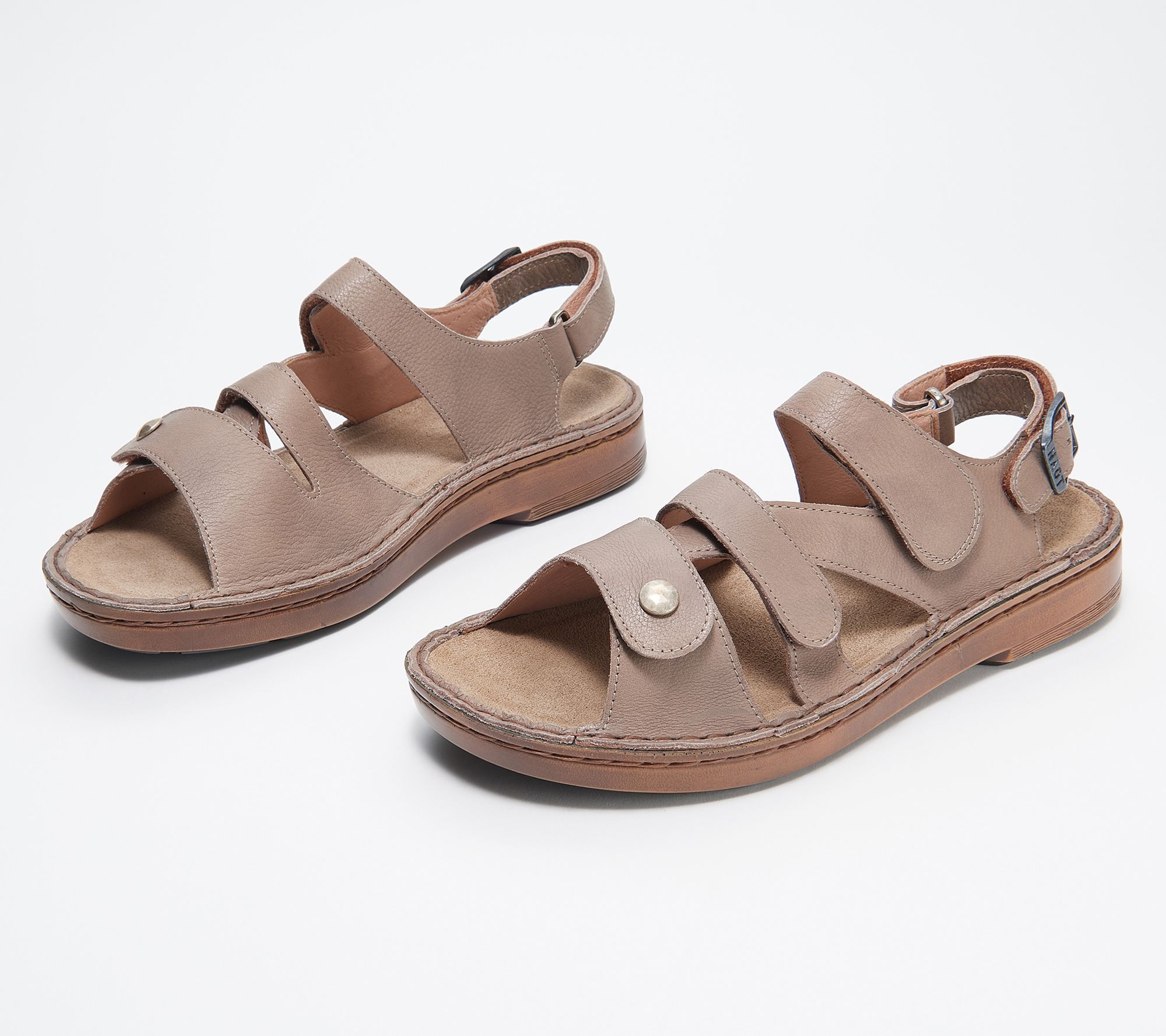 Naot Leather Multi-Strap Sandals - Fleur