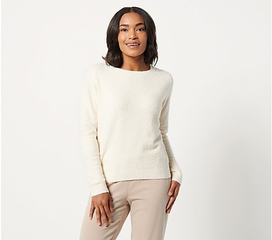 Barefoot Dreams CozyChic Lite Boatneck Saddle Sleeve Pullover
