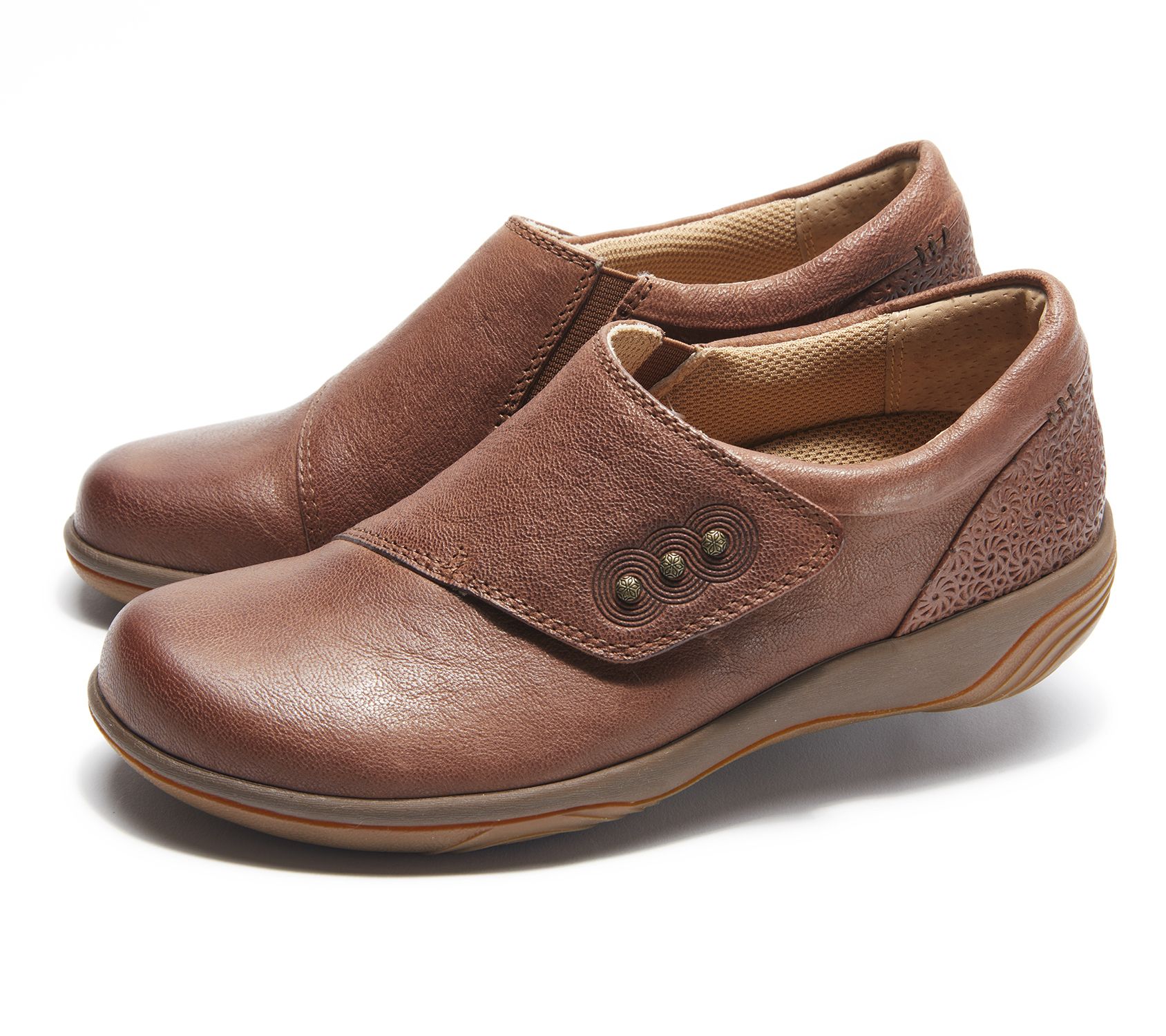 Halsa Anna Hook-and-Loop Leather Shoe