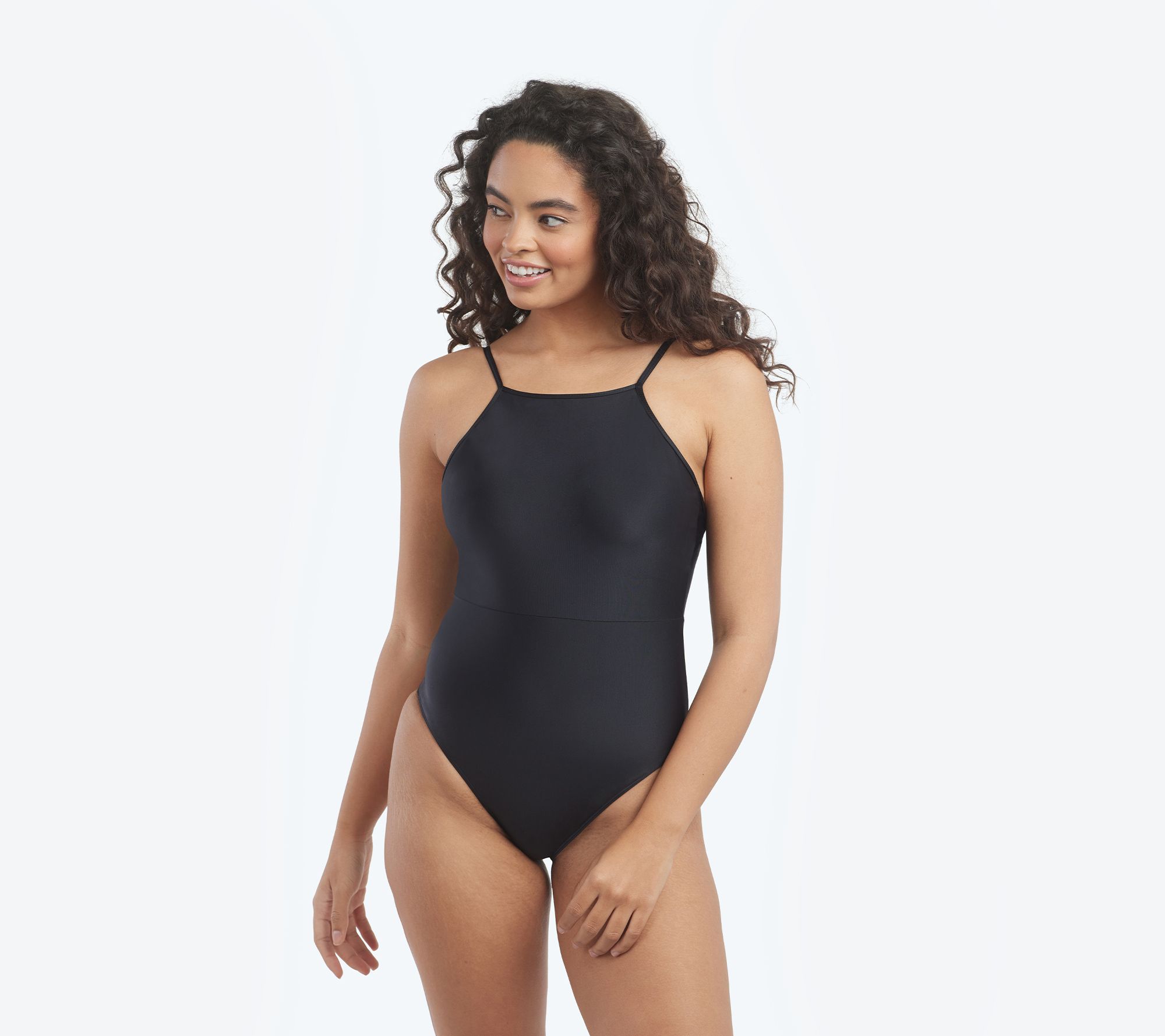 Vince Camuto High Neck One Piece Swimsuit for Women