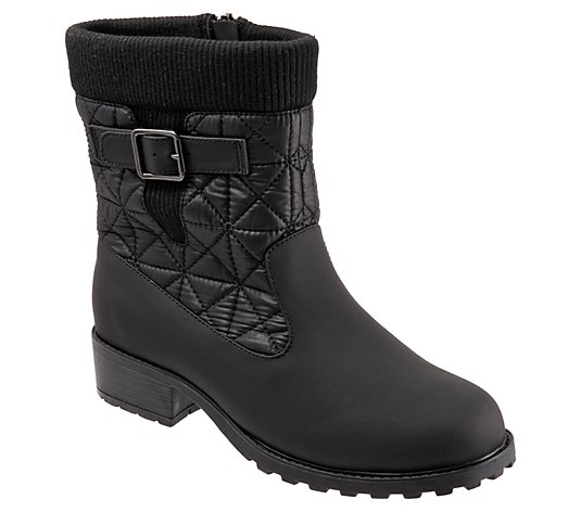 Trotters Zipper Boots - Berry 2.0