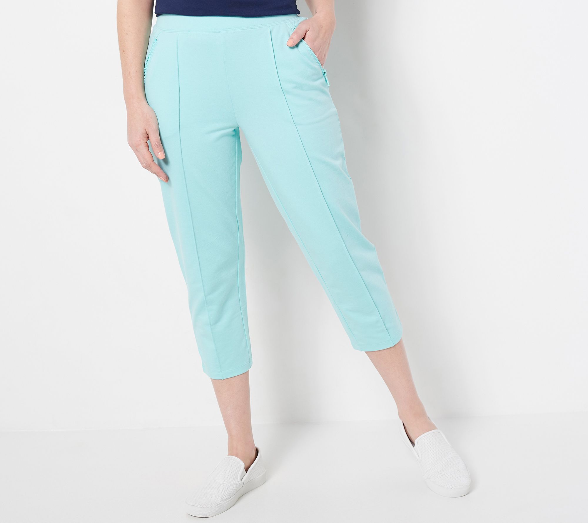 Petite french terry online pants