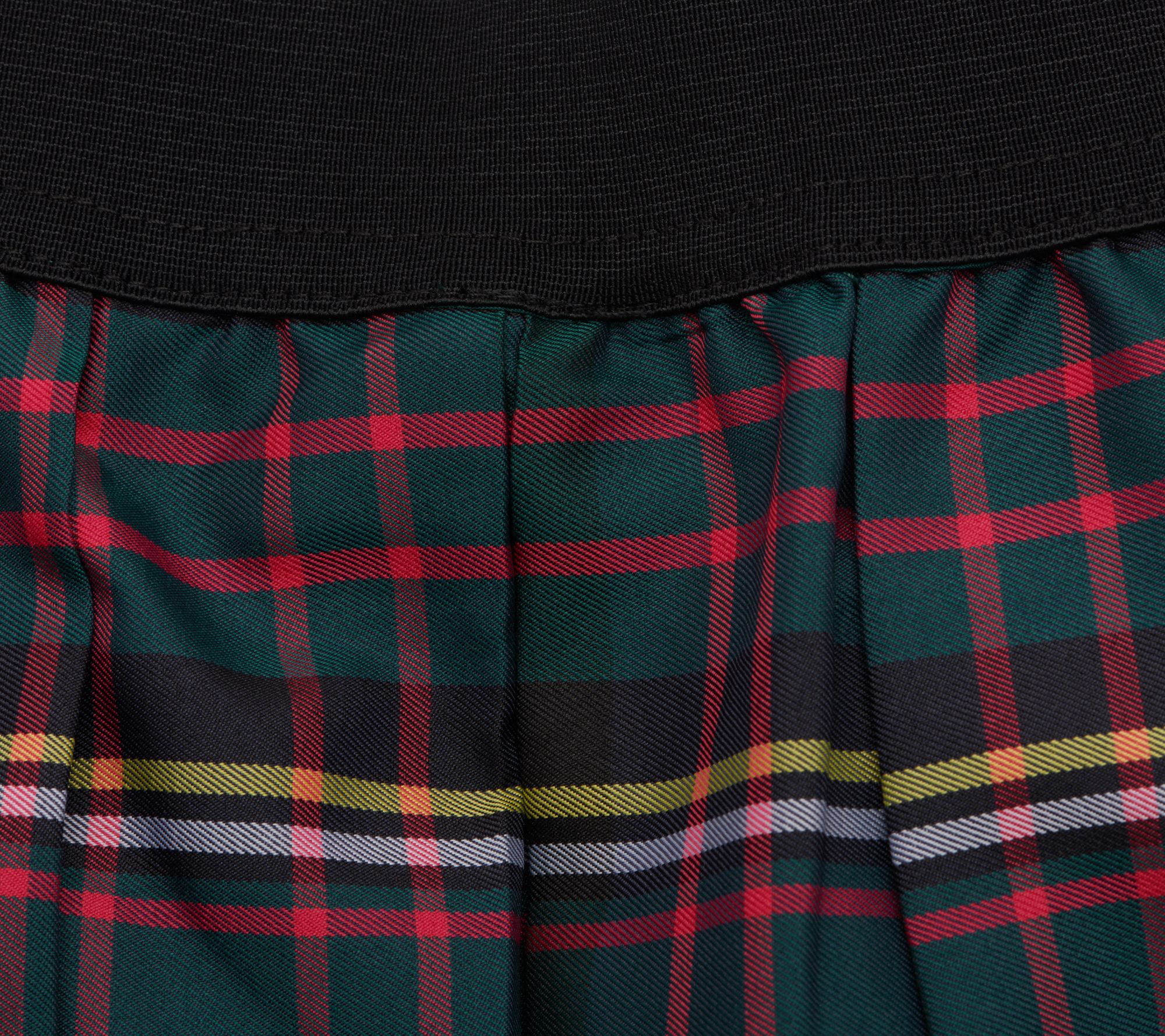 Plaid midi skirt outlet qvc