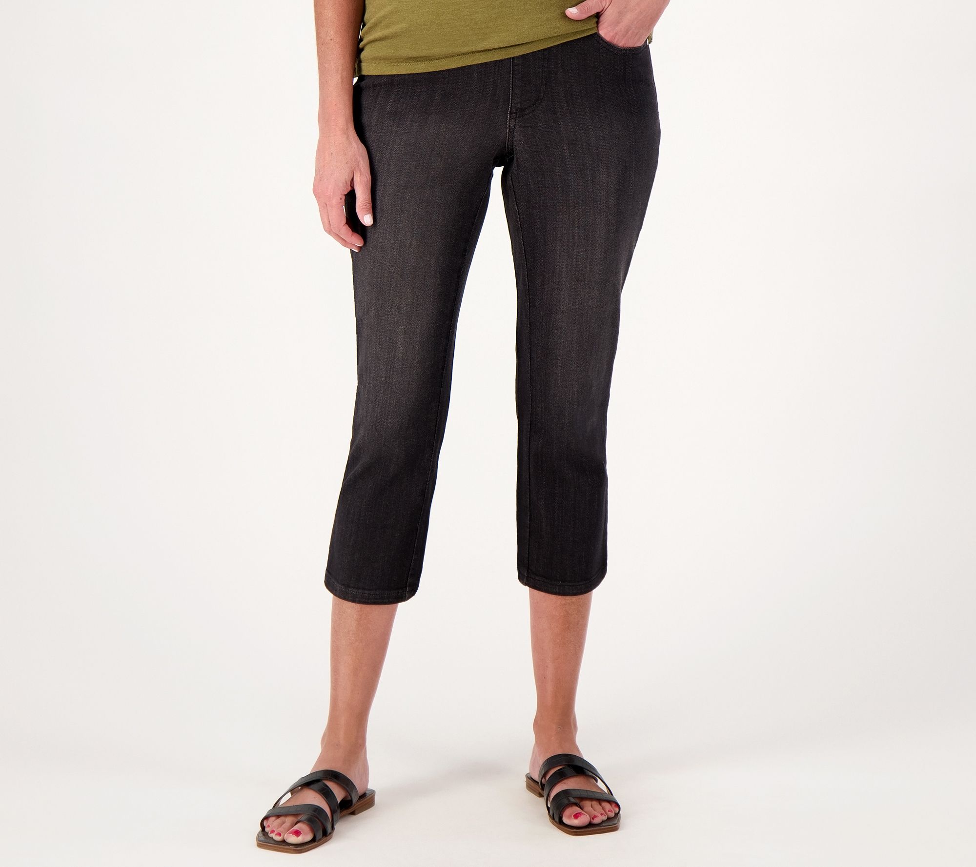 Belle by Kim Gravel Pet Primabelle Straight Leg Cropped Jean