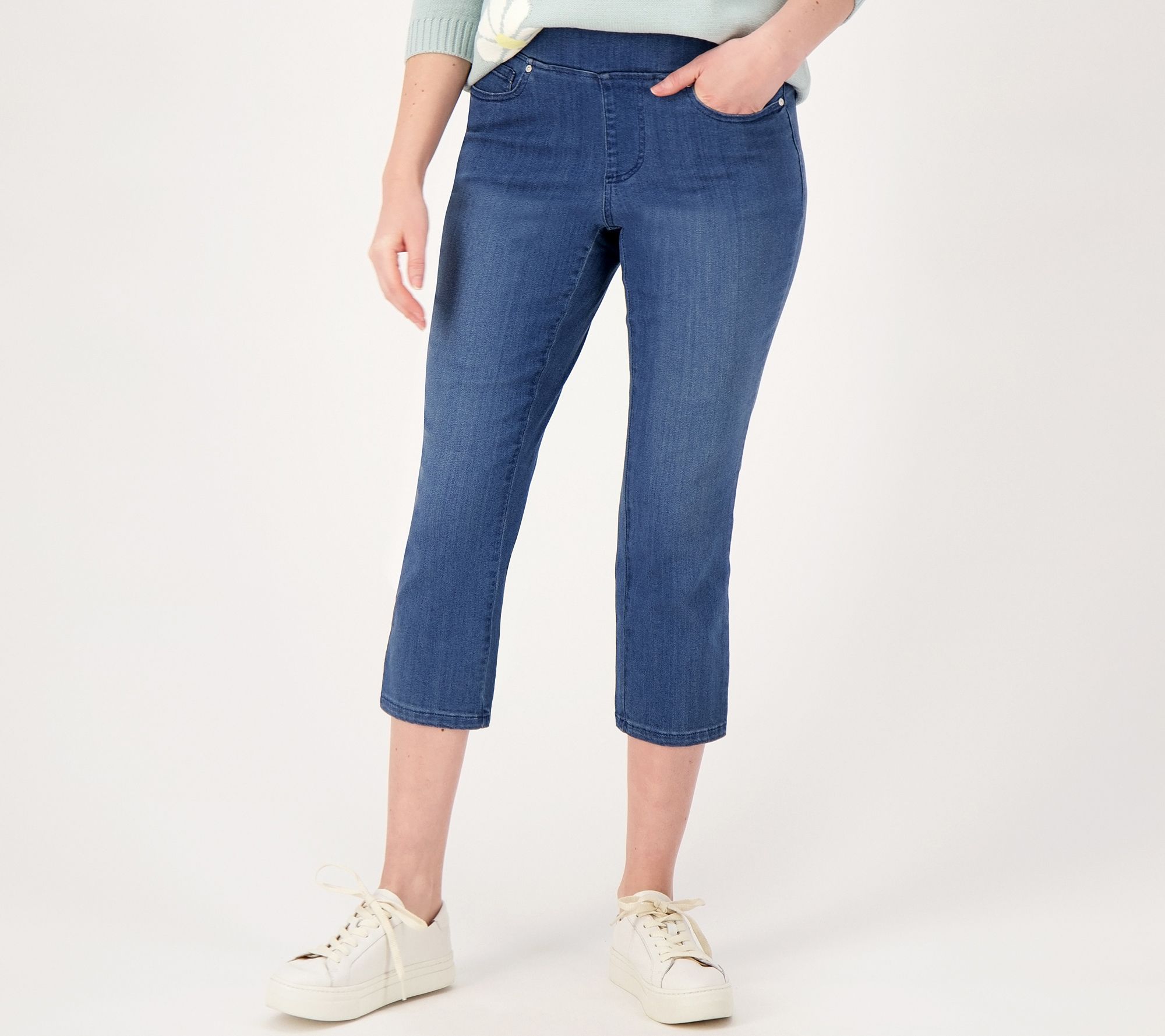 Belle by Kim Gravel Pet Primabelle Straight Leg Cropped Jean
